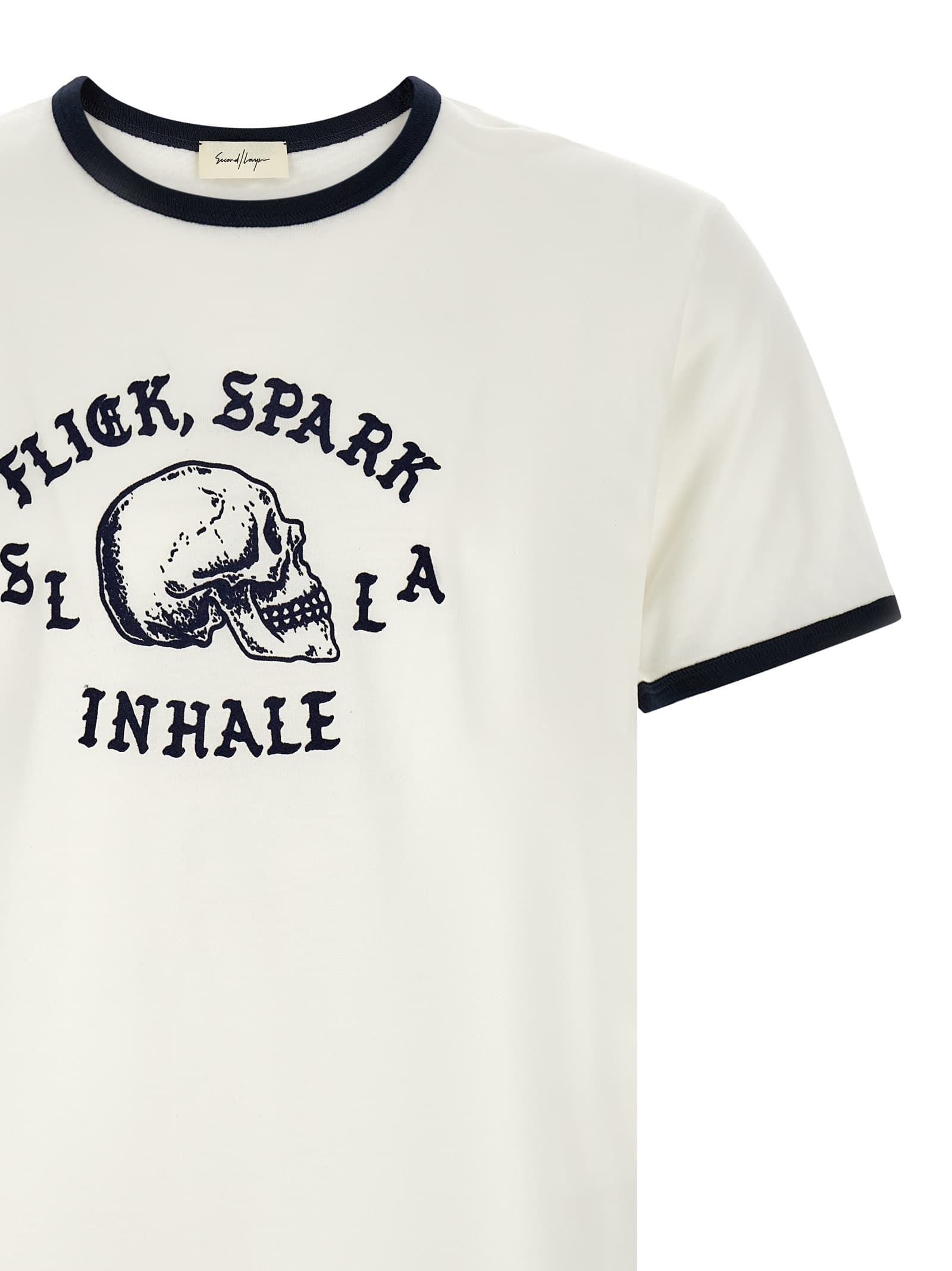 'Flick, Spark, Inhale Ringer' T-shirt - мініатюра 3