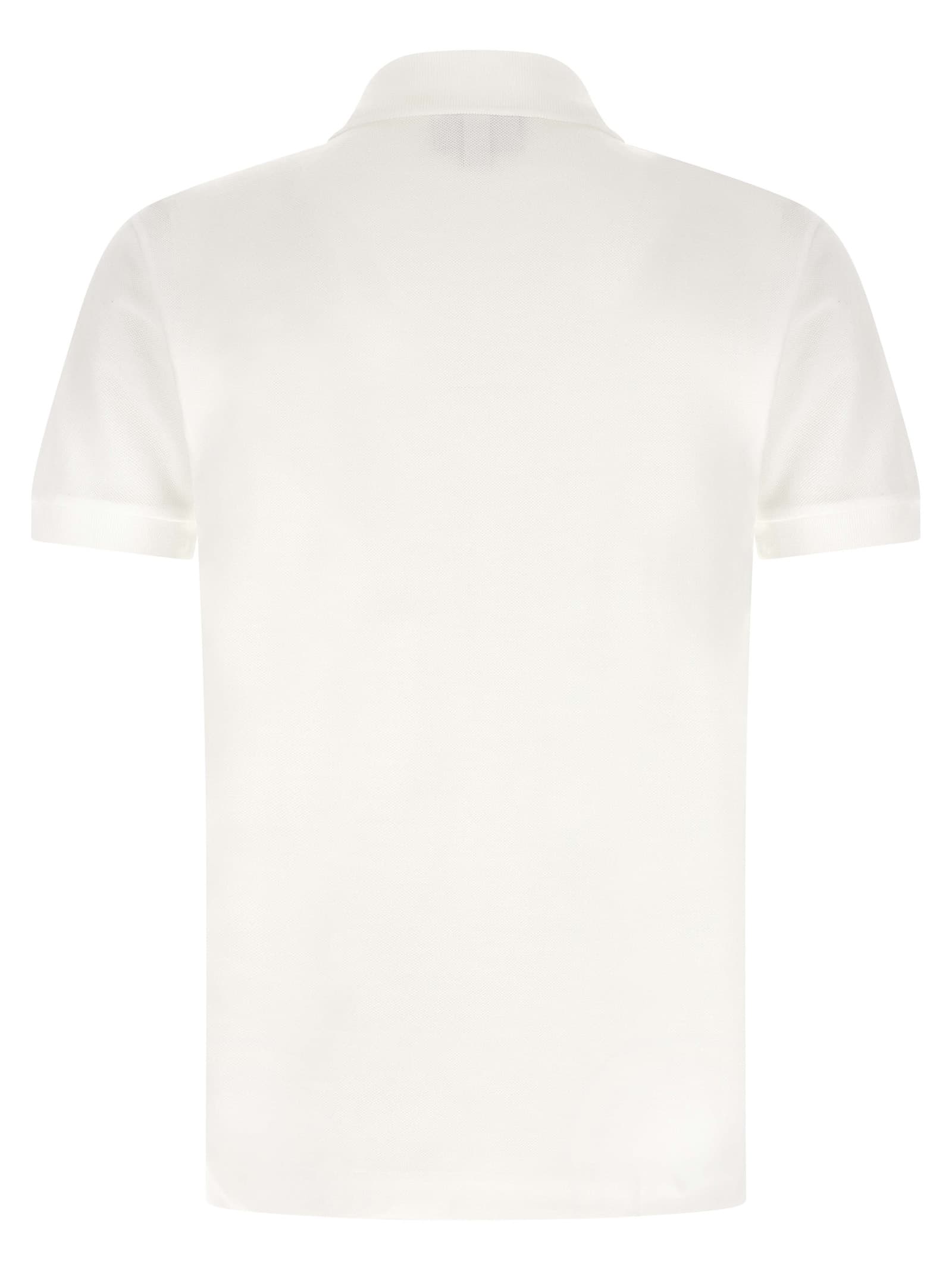 Logo patch polo shirt - мініатюра 2