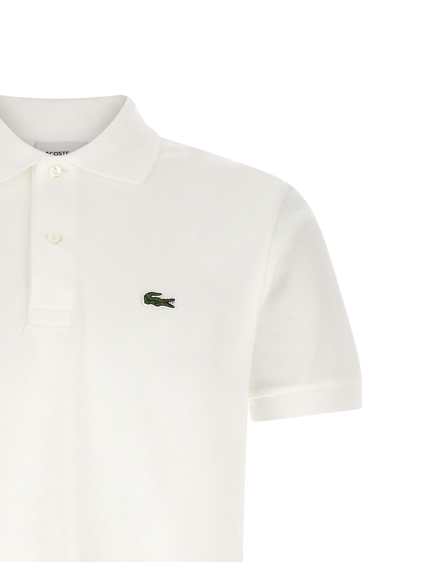 Logo patch polo shirt - мініатюра 3