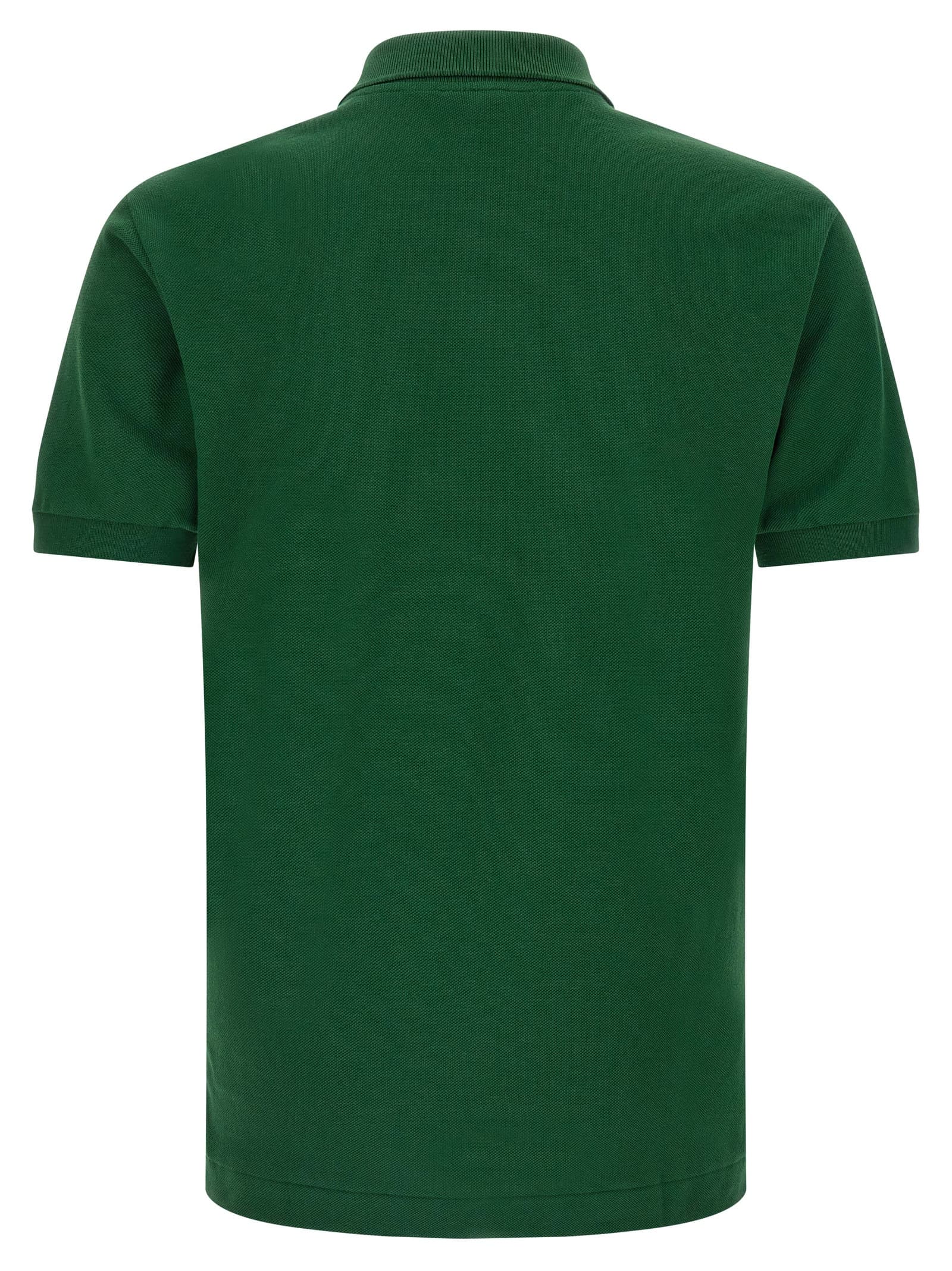 Logo patch polo shirt - мініатюра 2