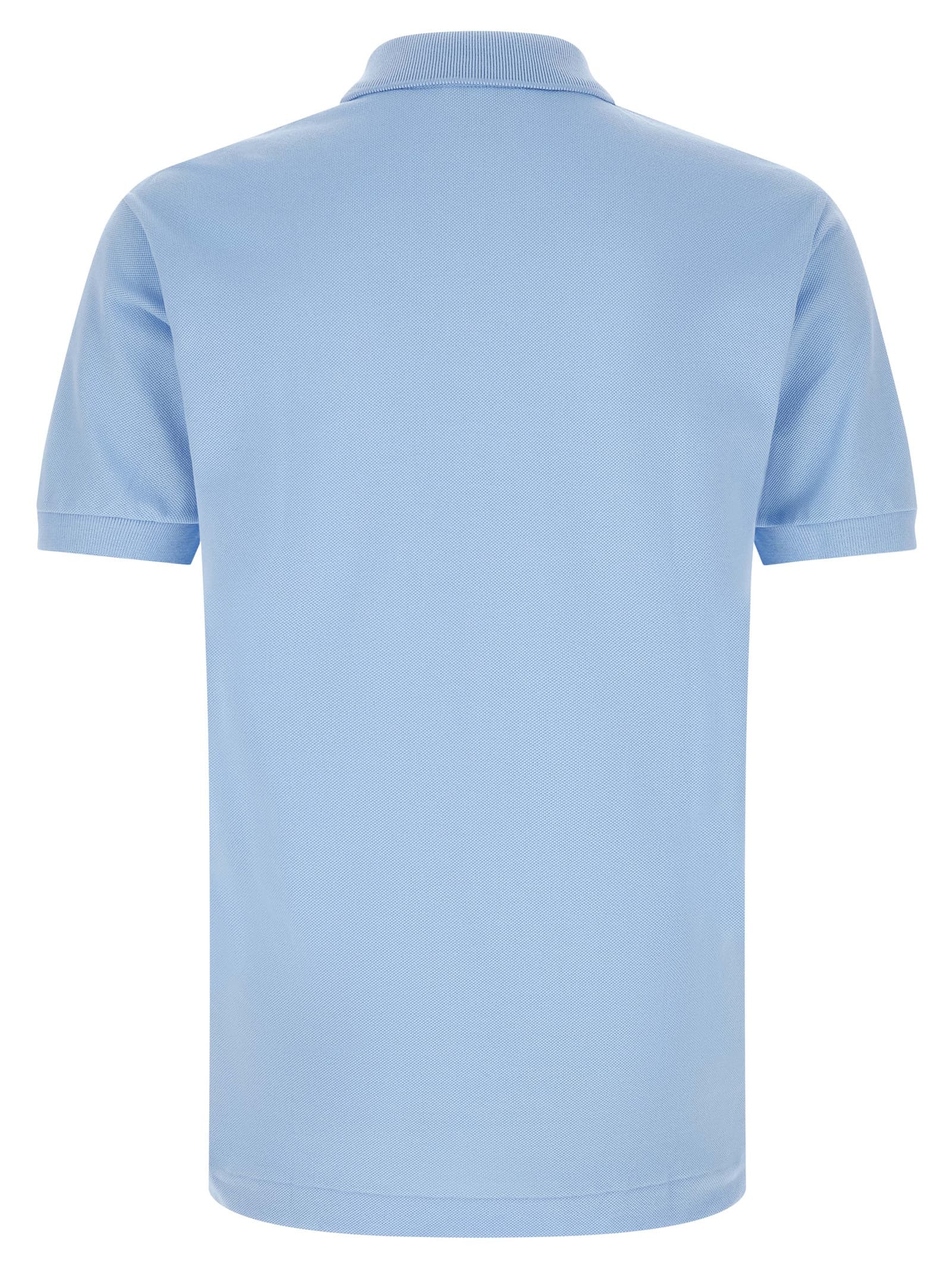 Logo patch polo shirt - мініатюра 2