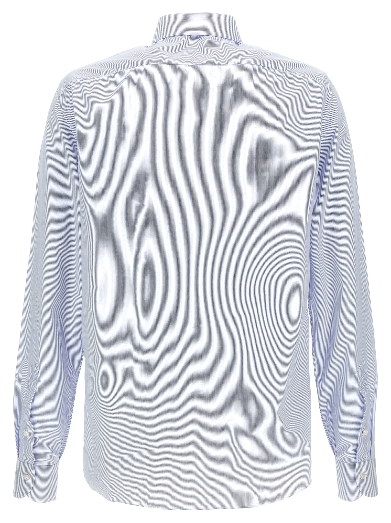 Striped cotton shirt - мініатюра 2