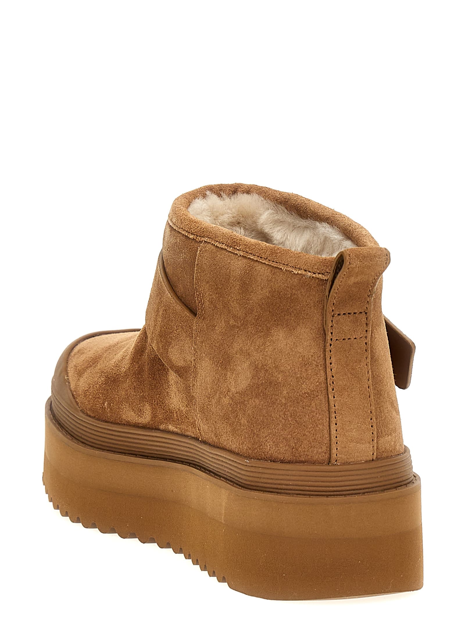 'Mellow Shearling Platform' ankle boots - мініатюра 3