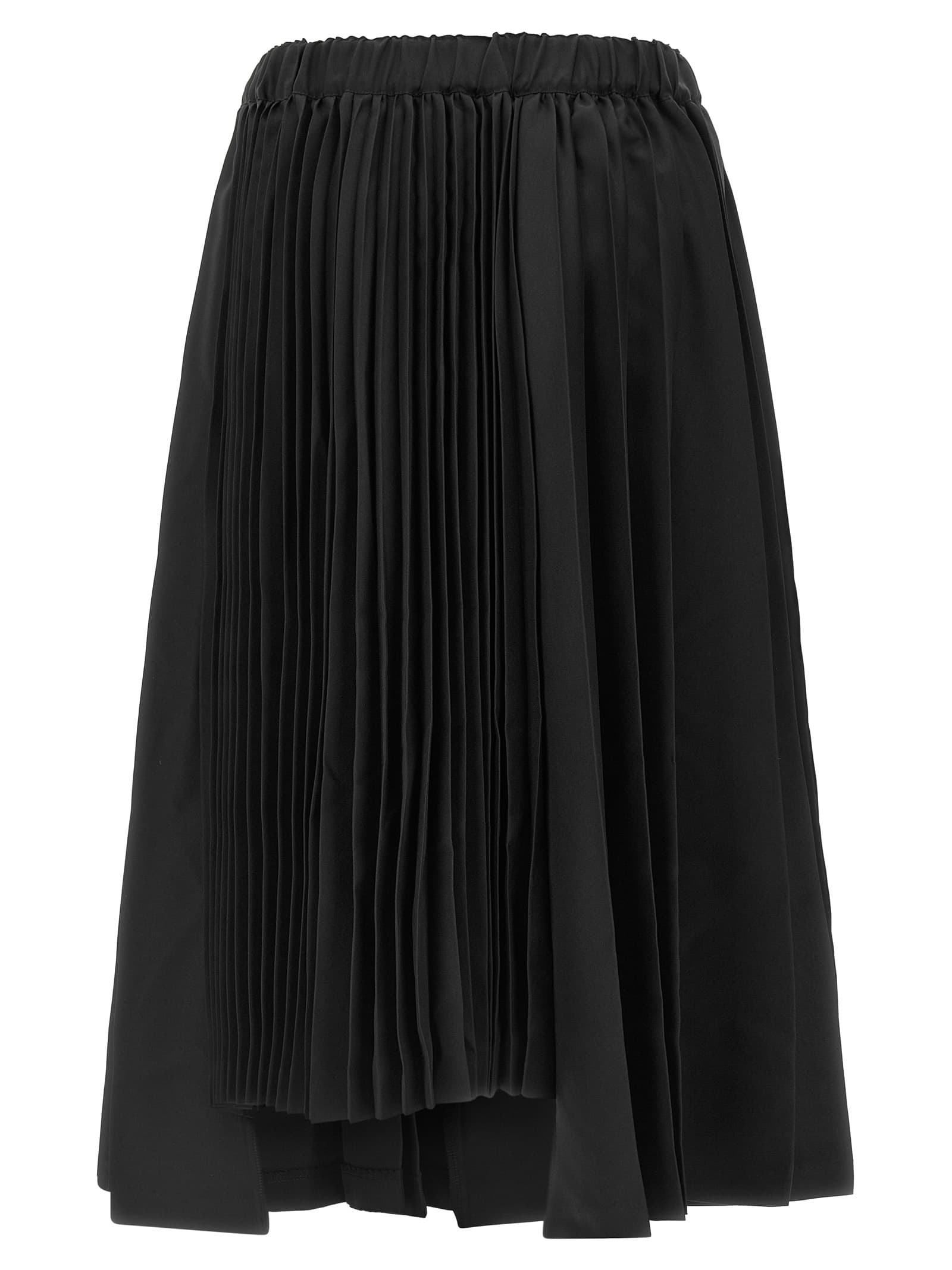Asymmetrical pleated skirt - мініатюра 2