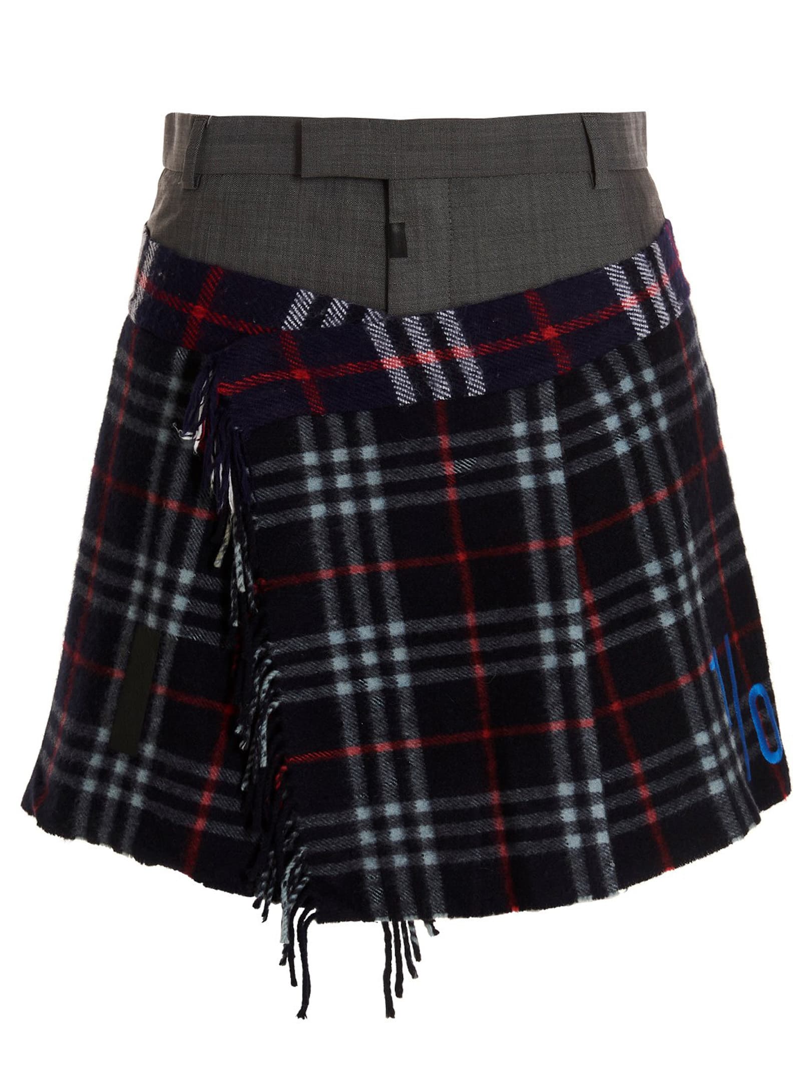 'Check Scarf Reworked' skirt - мініатюра 7