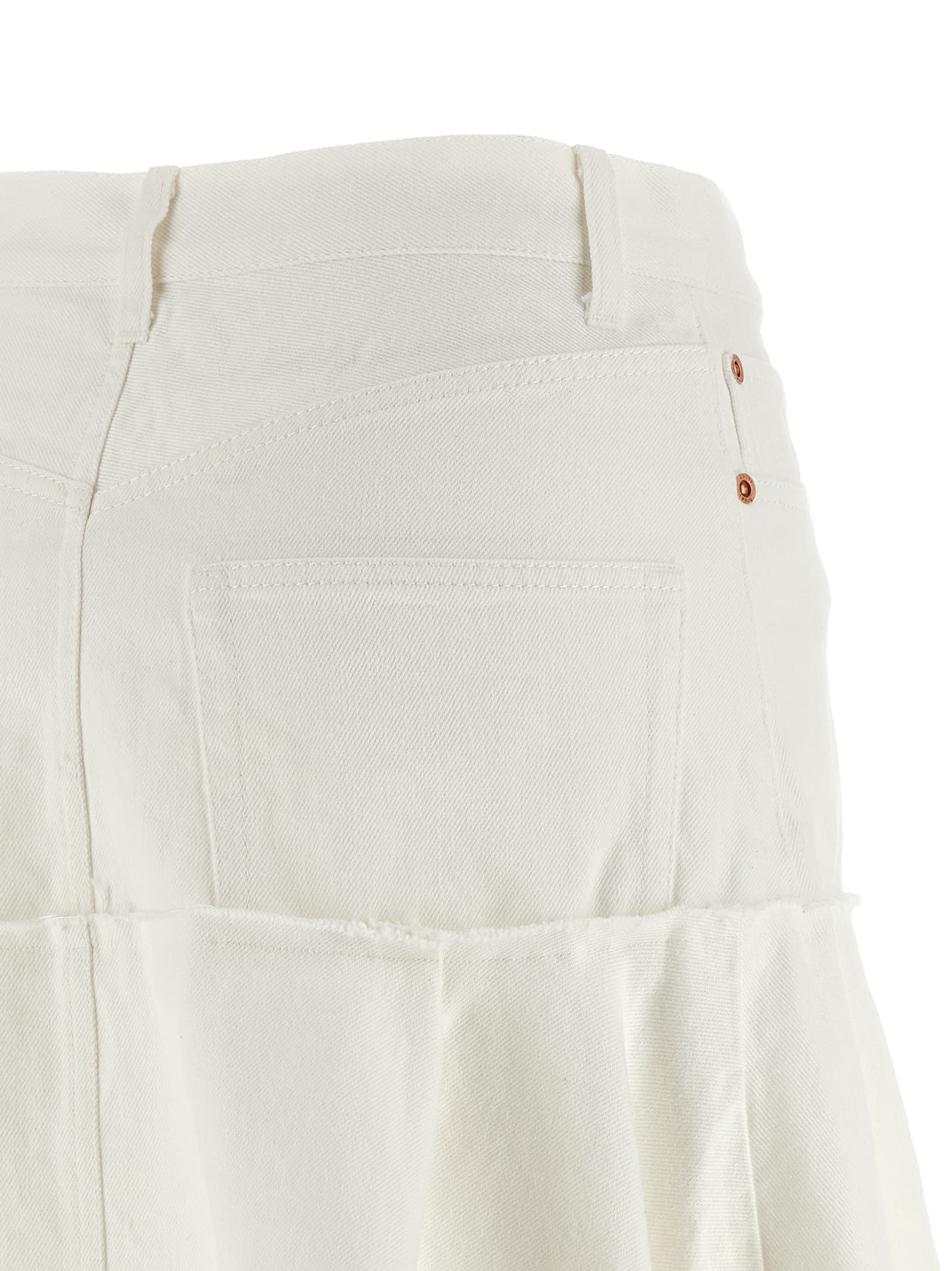 Satin denim skirt - мініатюра 4