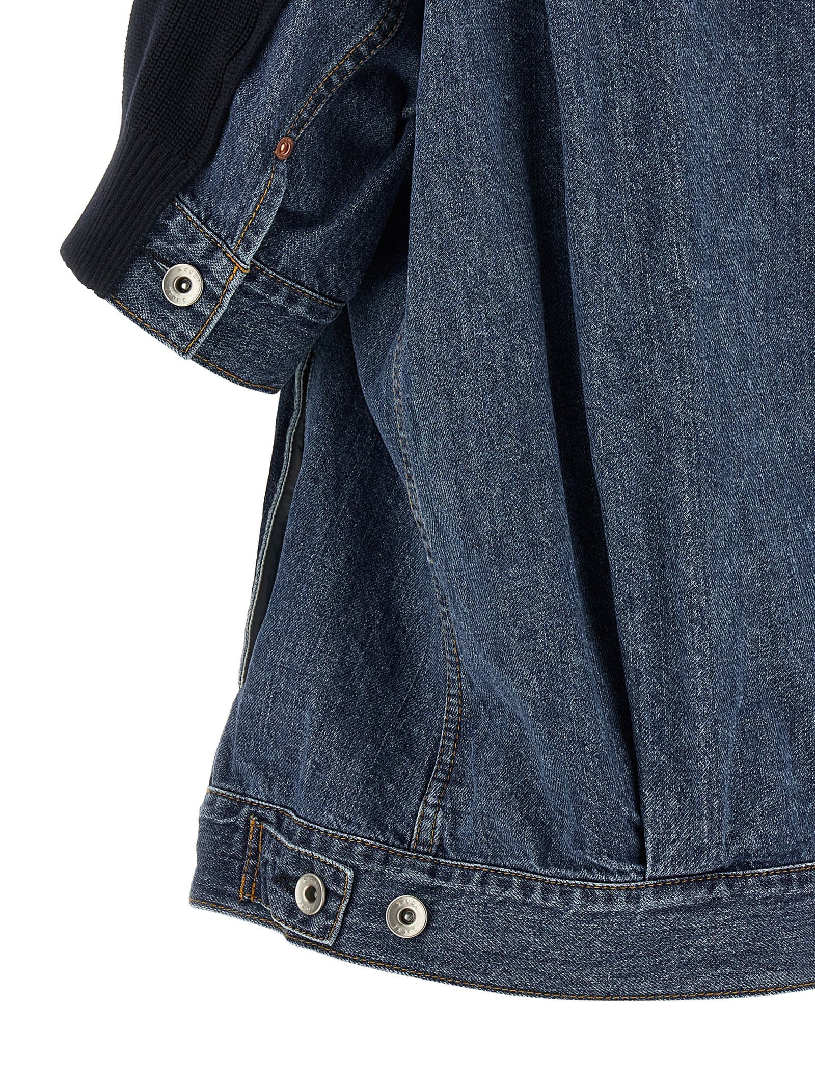 'Denim x Knit' cardigan - мініатюра 4