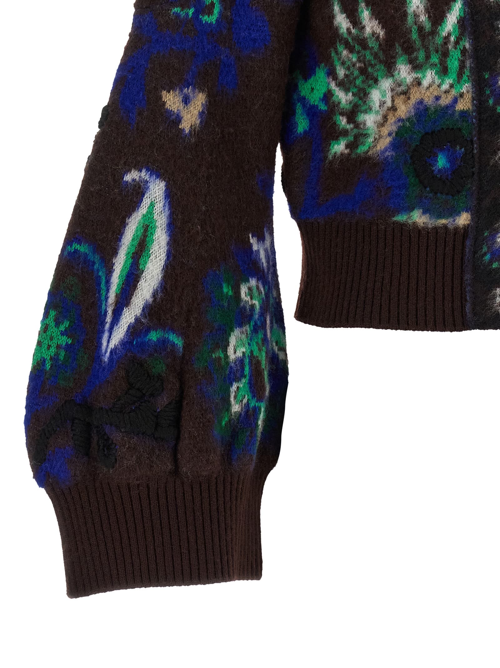 Floral jacquard blouson - мініатюра 4