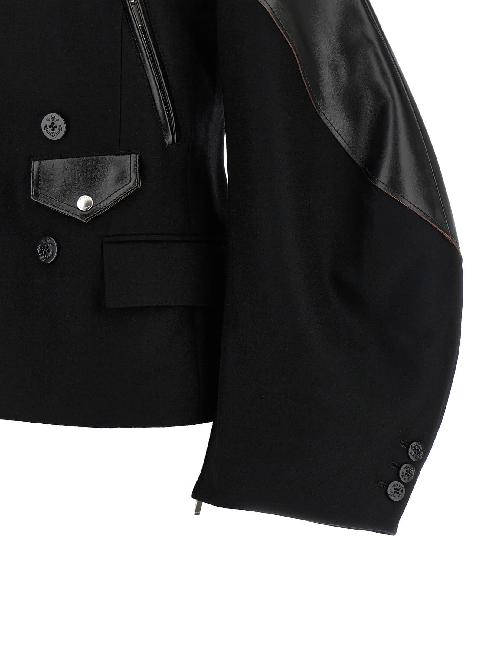 Melton wool jacket - мініатюра 5