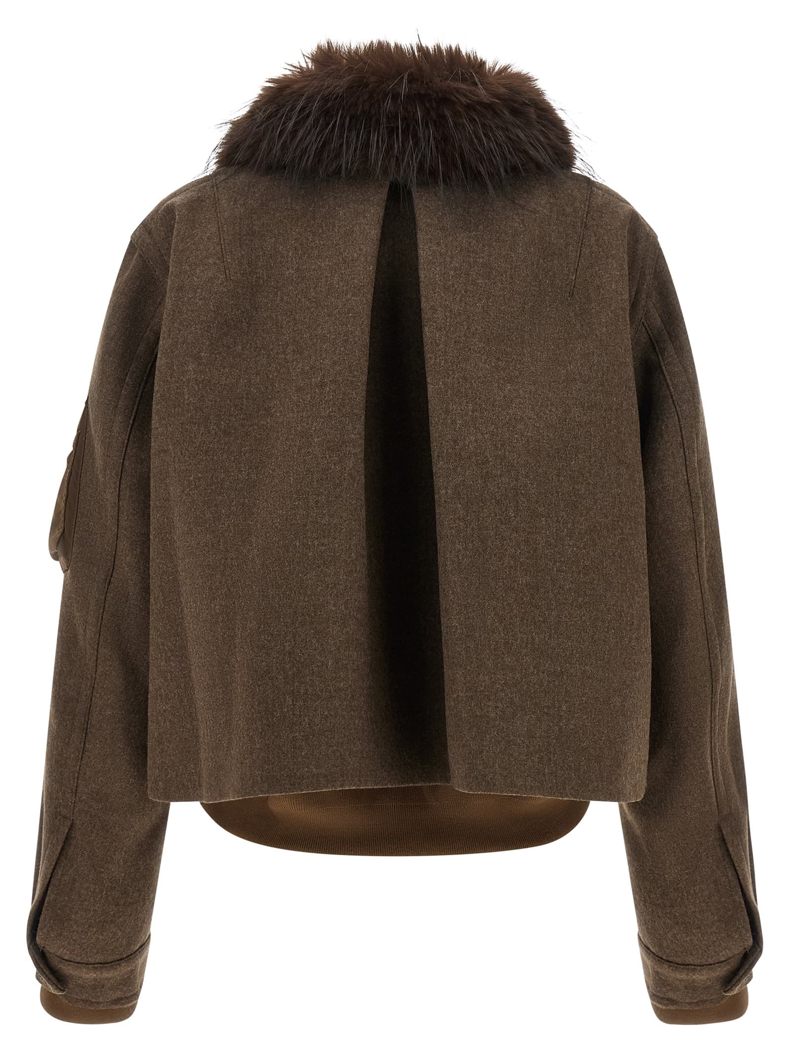 Double collar blouson - мініатюра 3