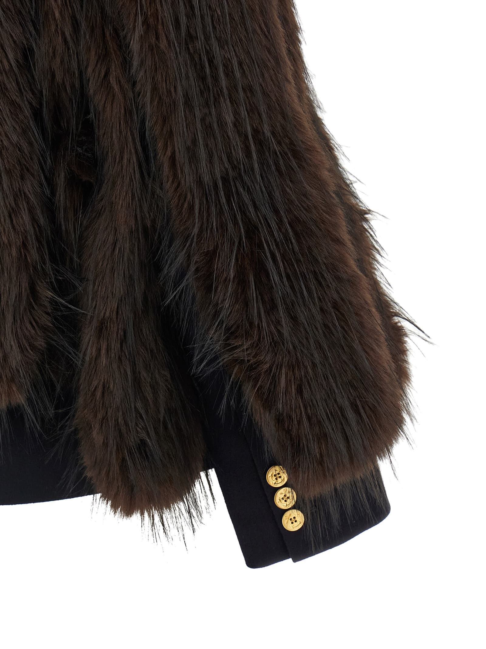 Jacket with fur inserts - мініатюра 4