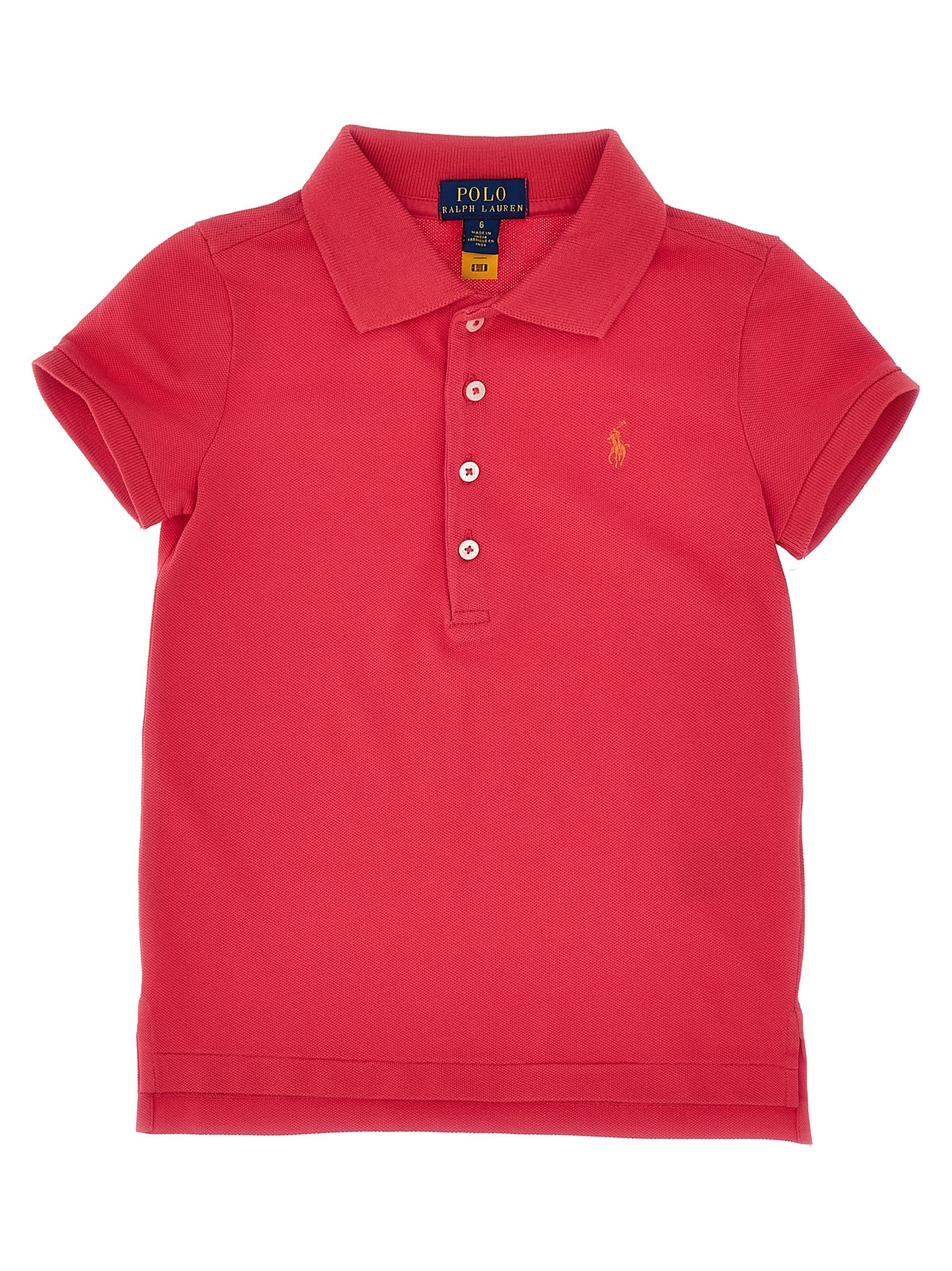 Embroidered logo polo shirt