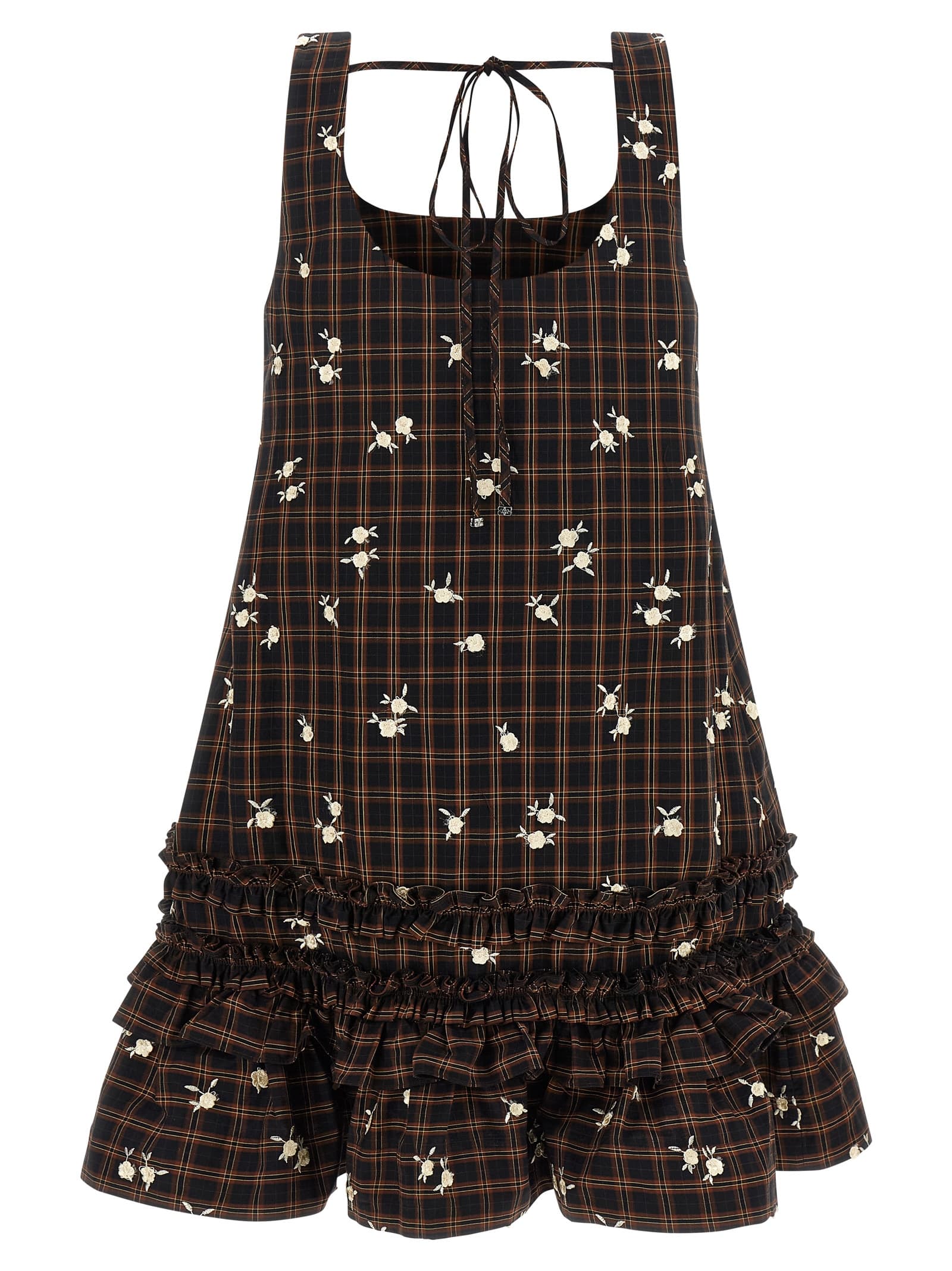 'Check Flower' dress - мініатюра 2