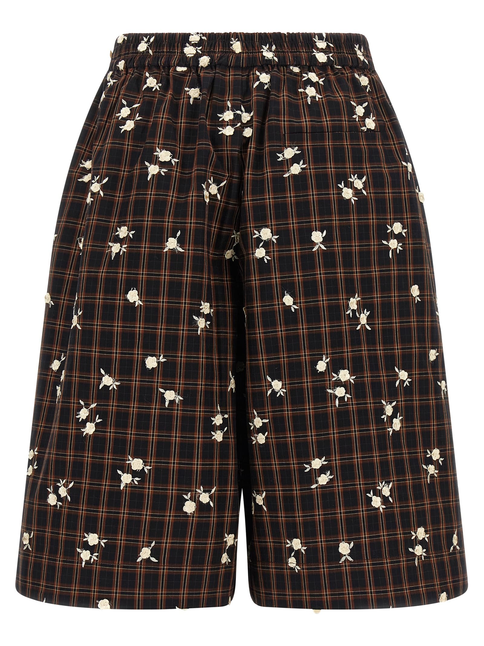 'Check Flower' bermuda shorts - мініатюра 2