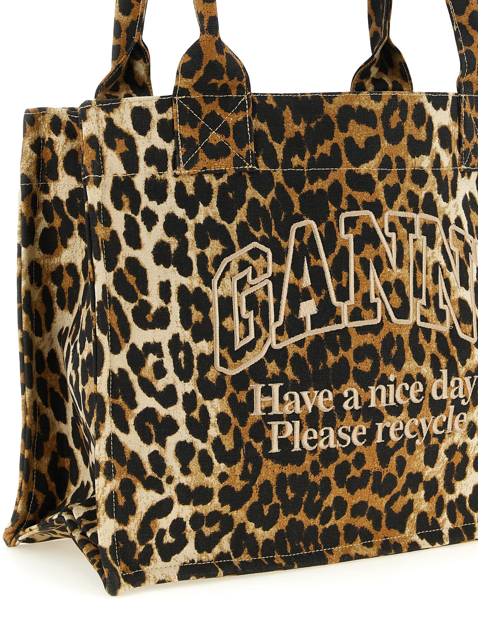 'Leopard' large shopping bag - мініатюра 3