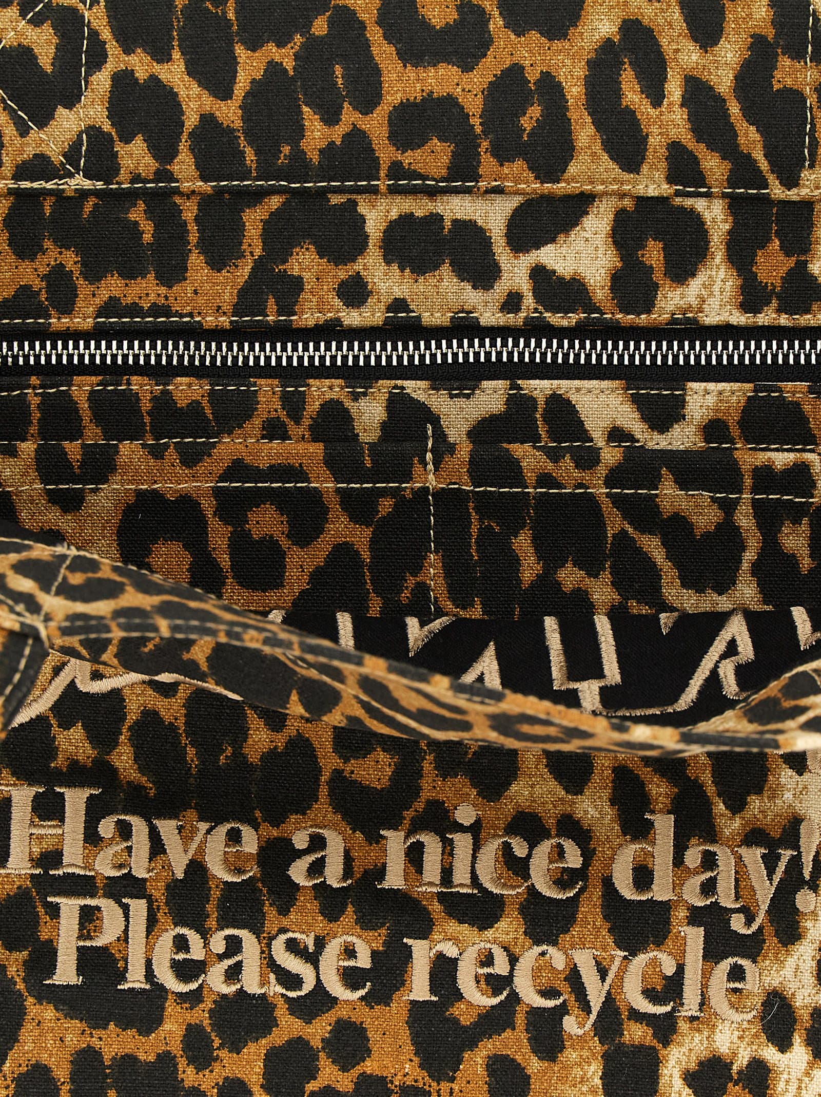 'Leopard' large shopping bag - мініатюра 4
