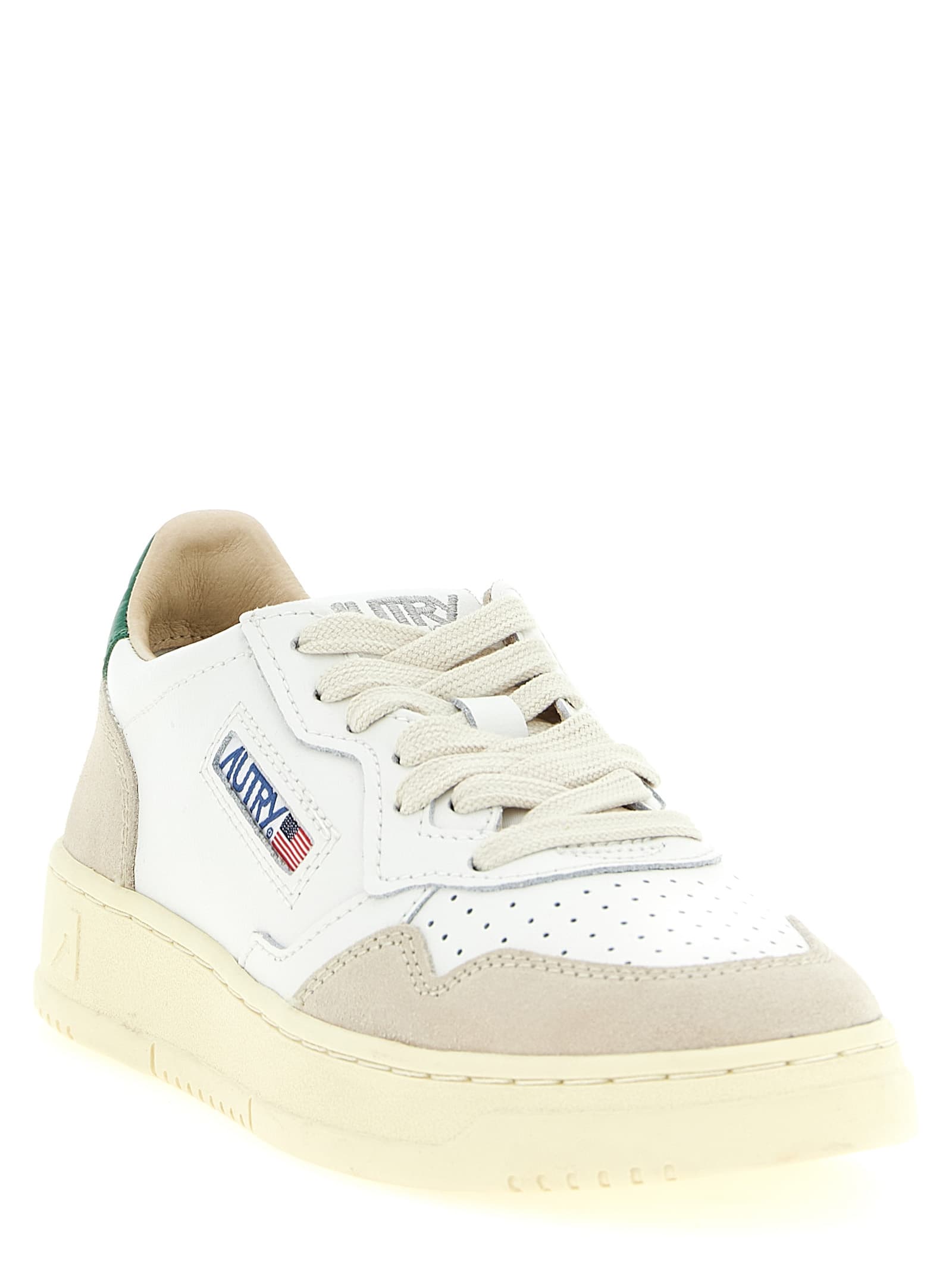 Autry Medalist Low Leather and Suede Sneakers - мініатюра 2