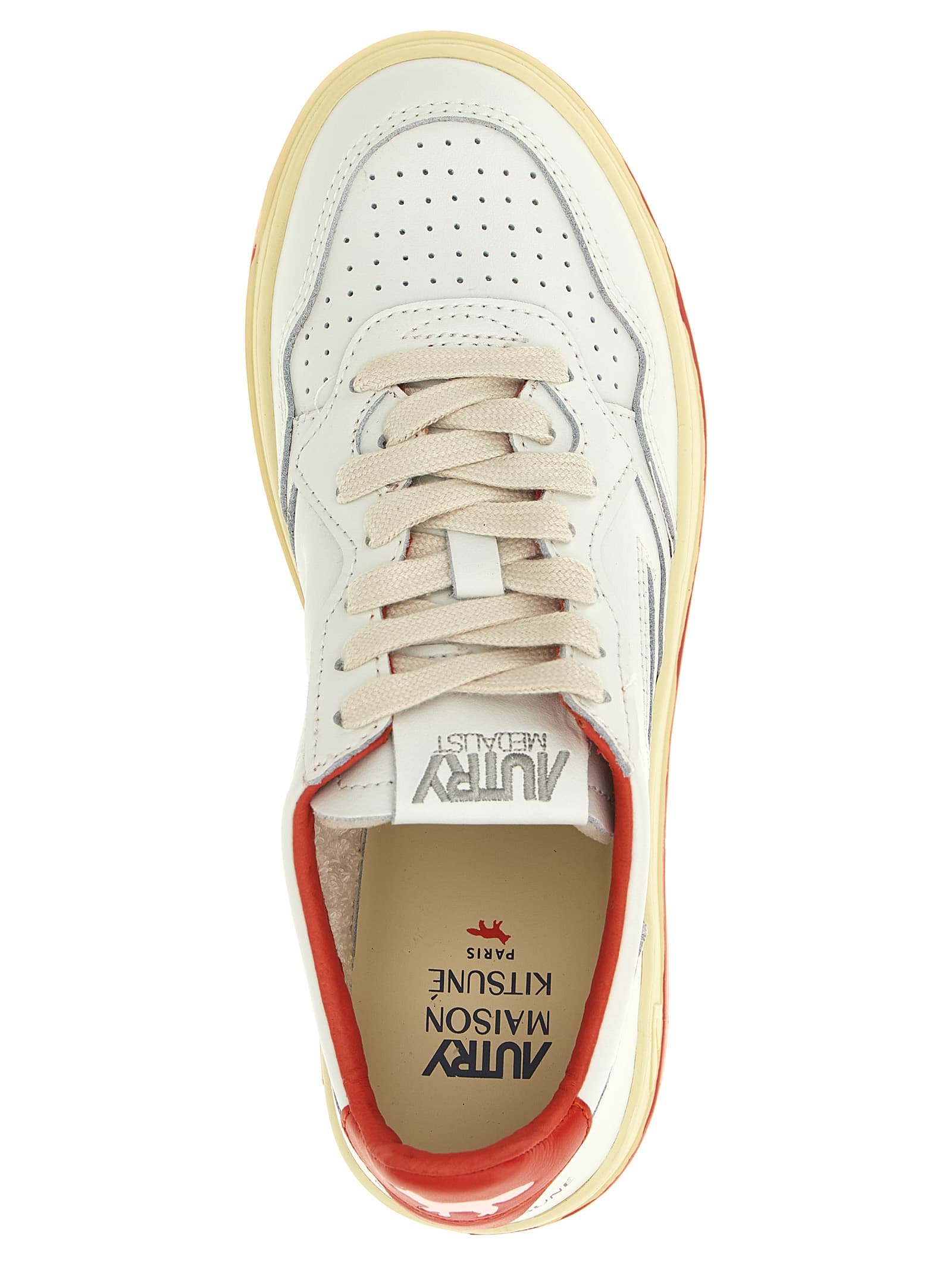 Autry x Maison Kitsuné 'Medalist Low' sneakers - мініатюра 4