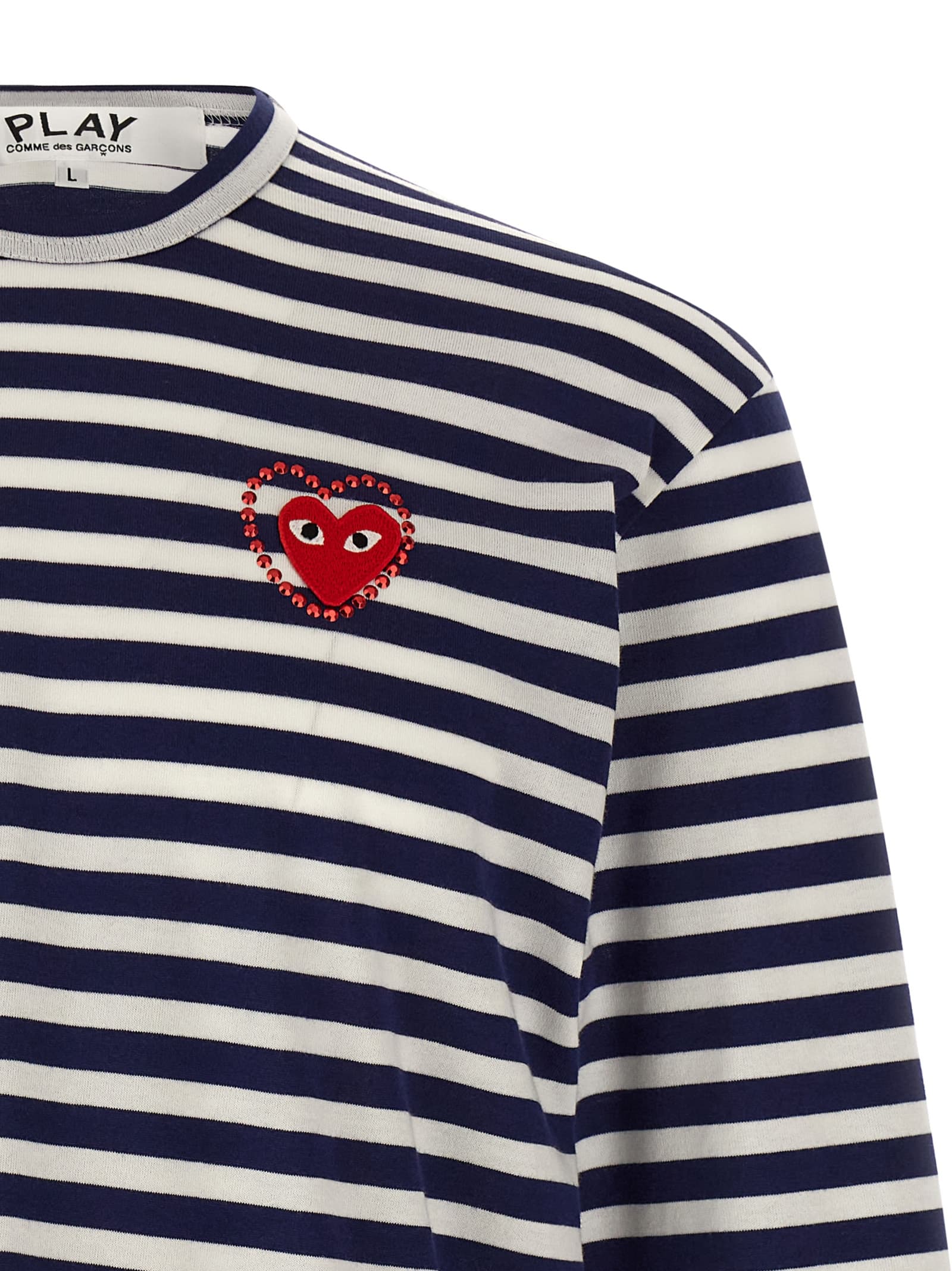 Logo patch stripes t-shirt - мініатюра 3