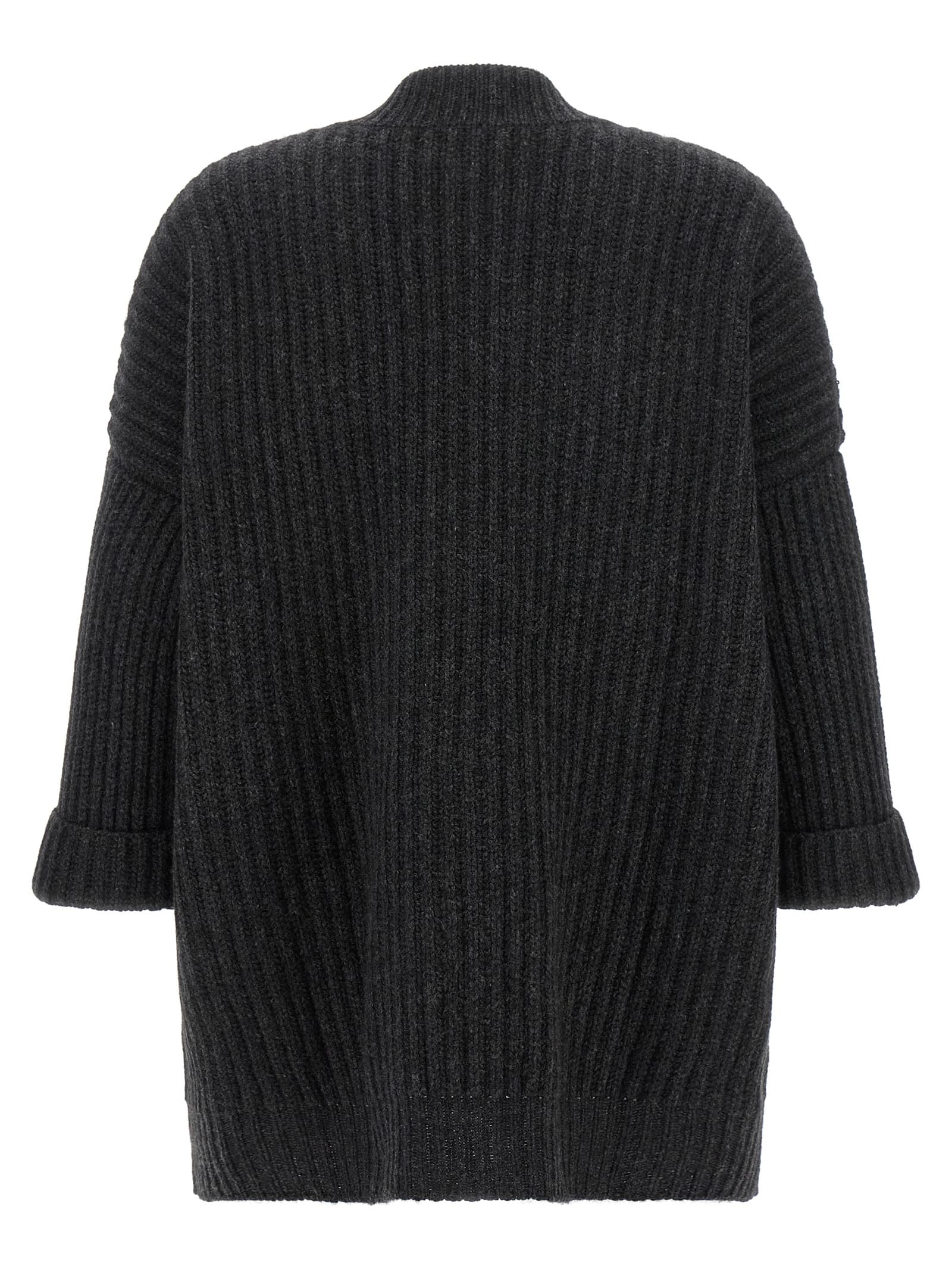 Ribbed cardigan - мініатюра 2