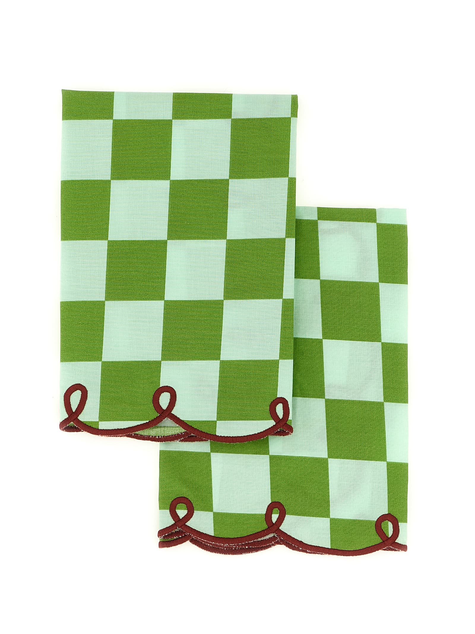 Set of 2 napkins with scalloped edge - мініатюра 3