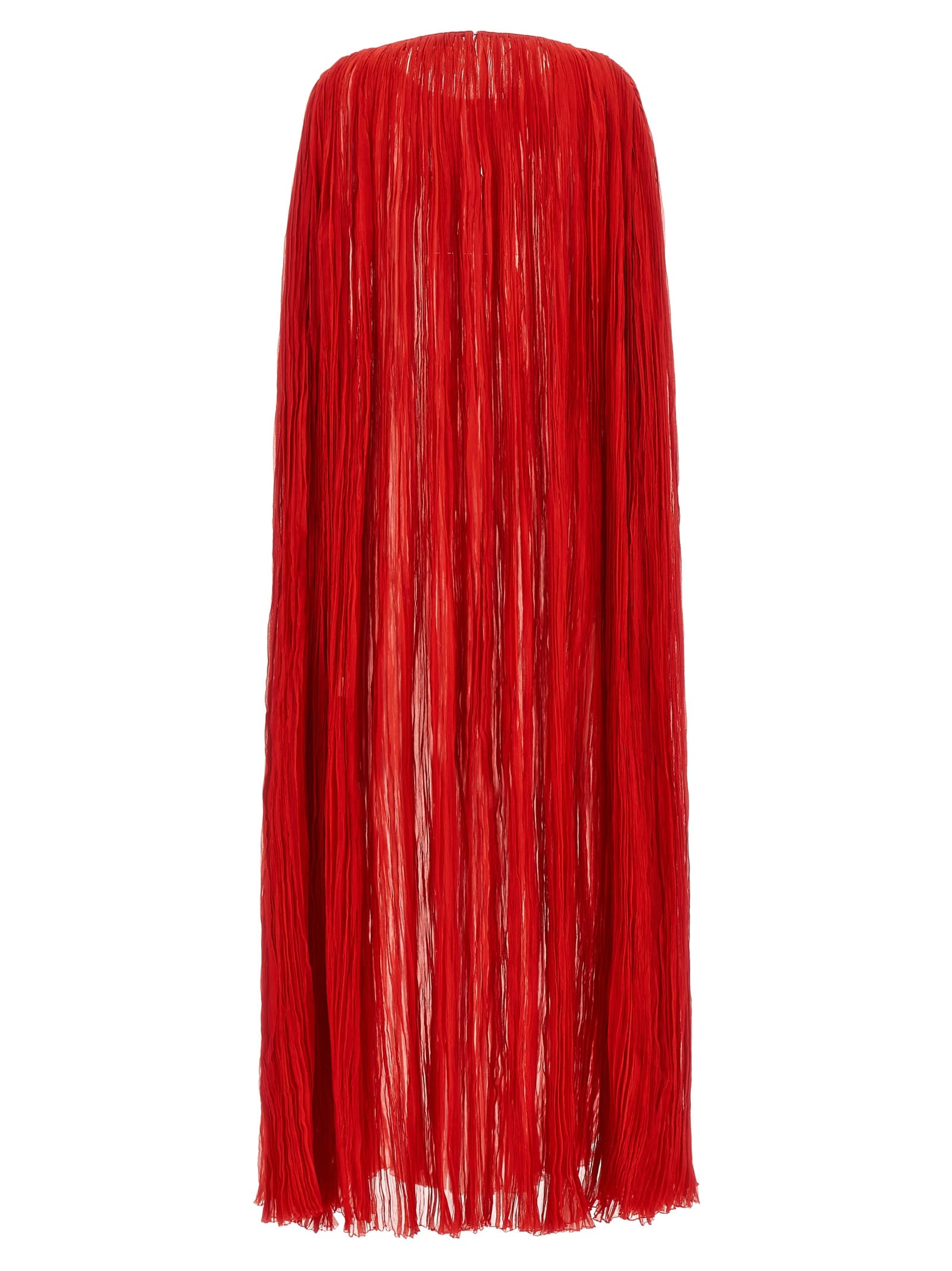 'The Pleated Dress Cape' dress - мініатюра 2