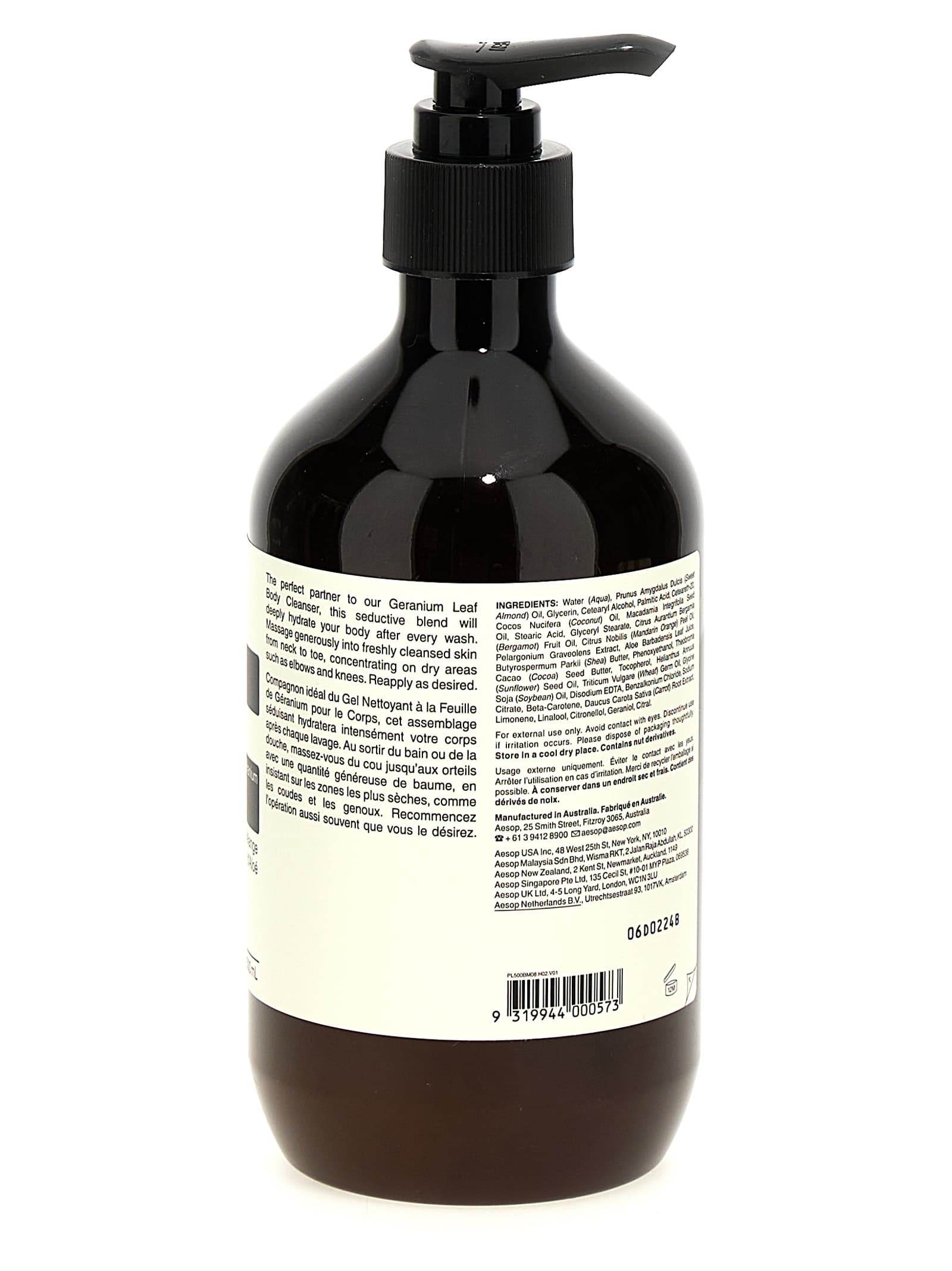 'Geranium Leaf' Body Cream 500 ml - мініатюра 2