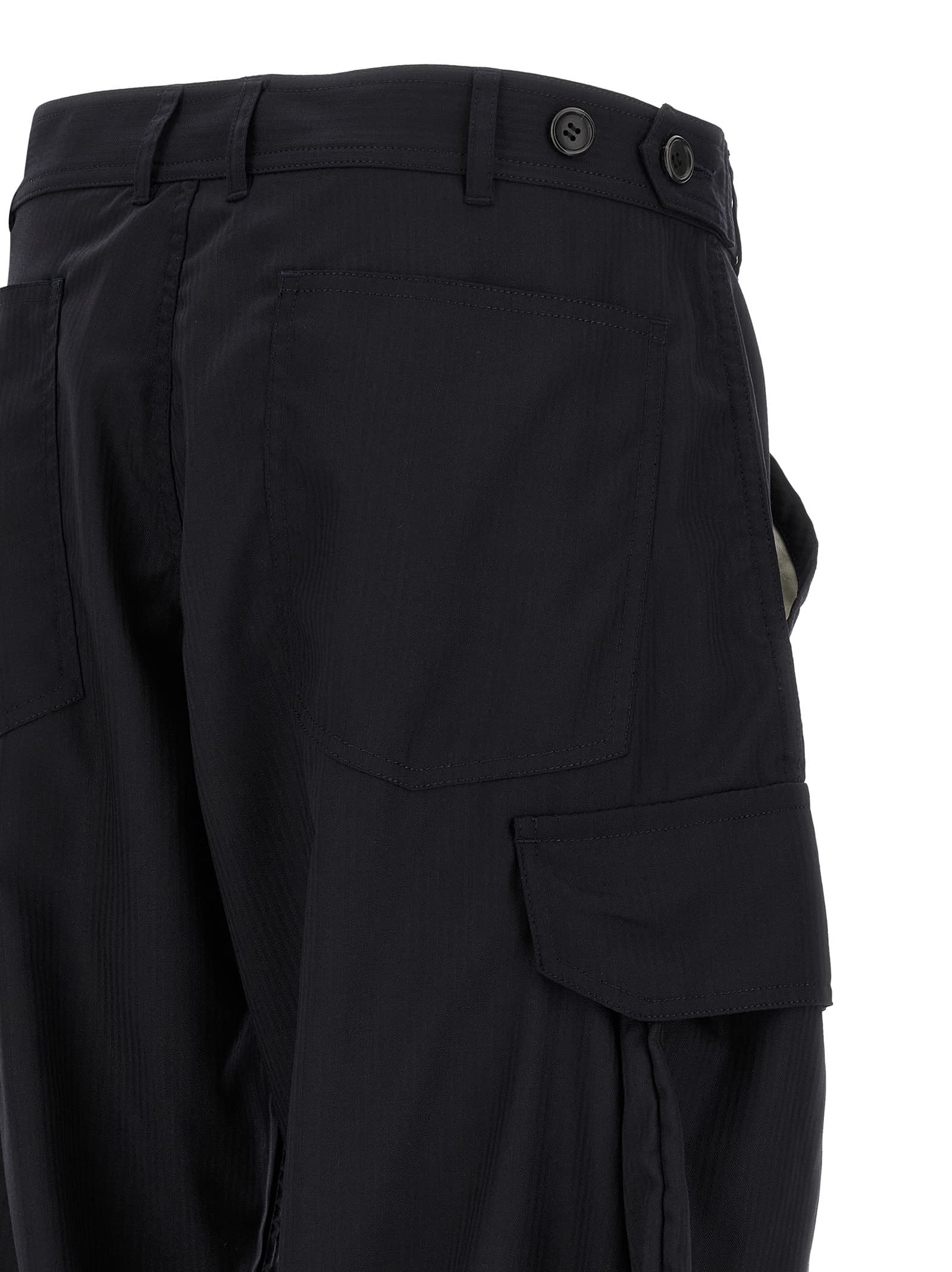 Pinstriped cargo pants - мініатюра 4