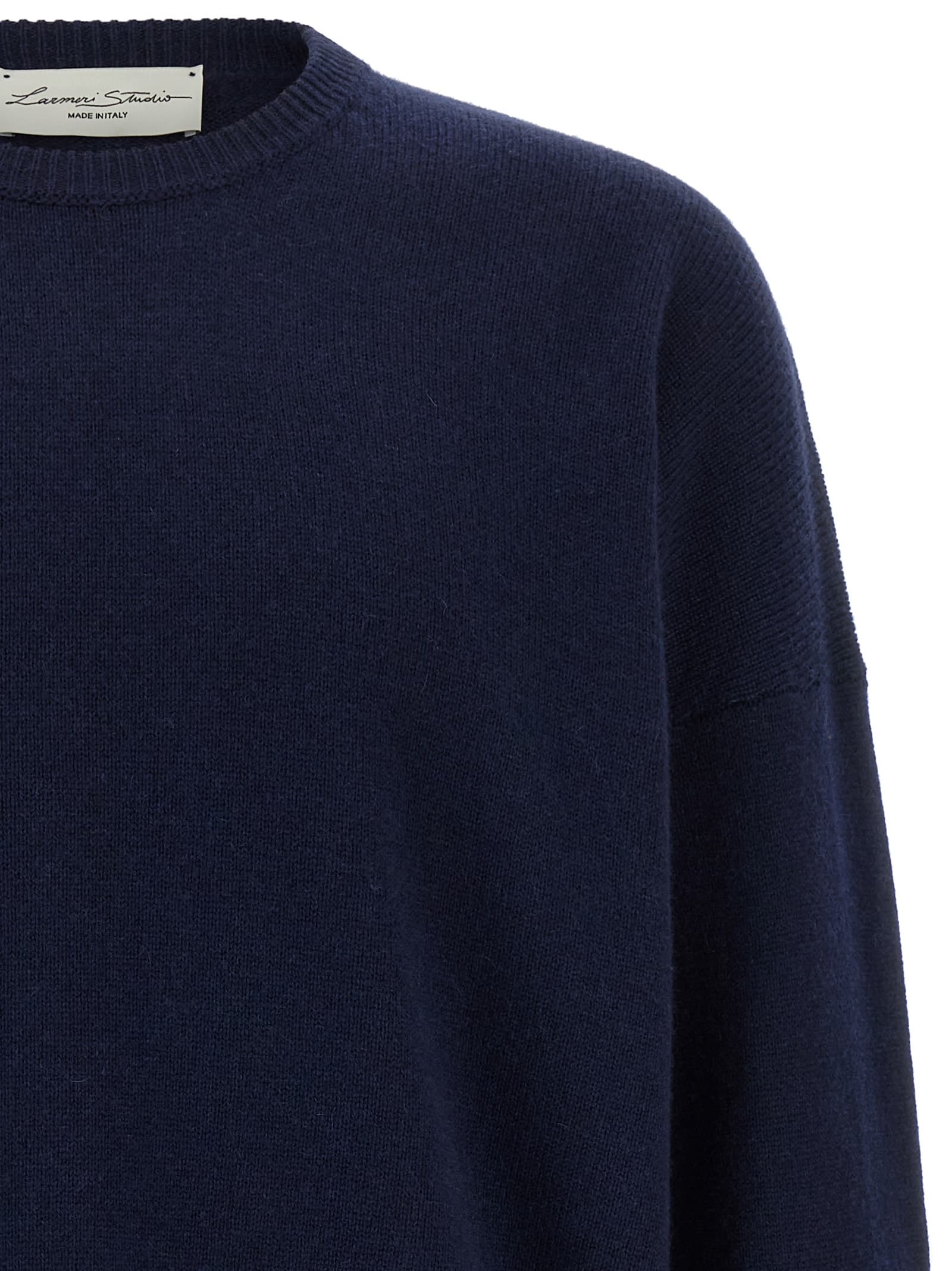 Wool and cashmere sweater - мініатюра 3