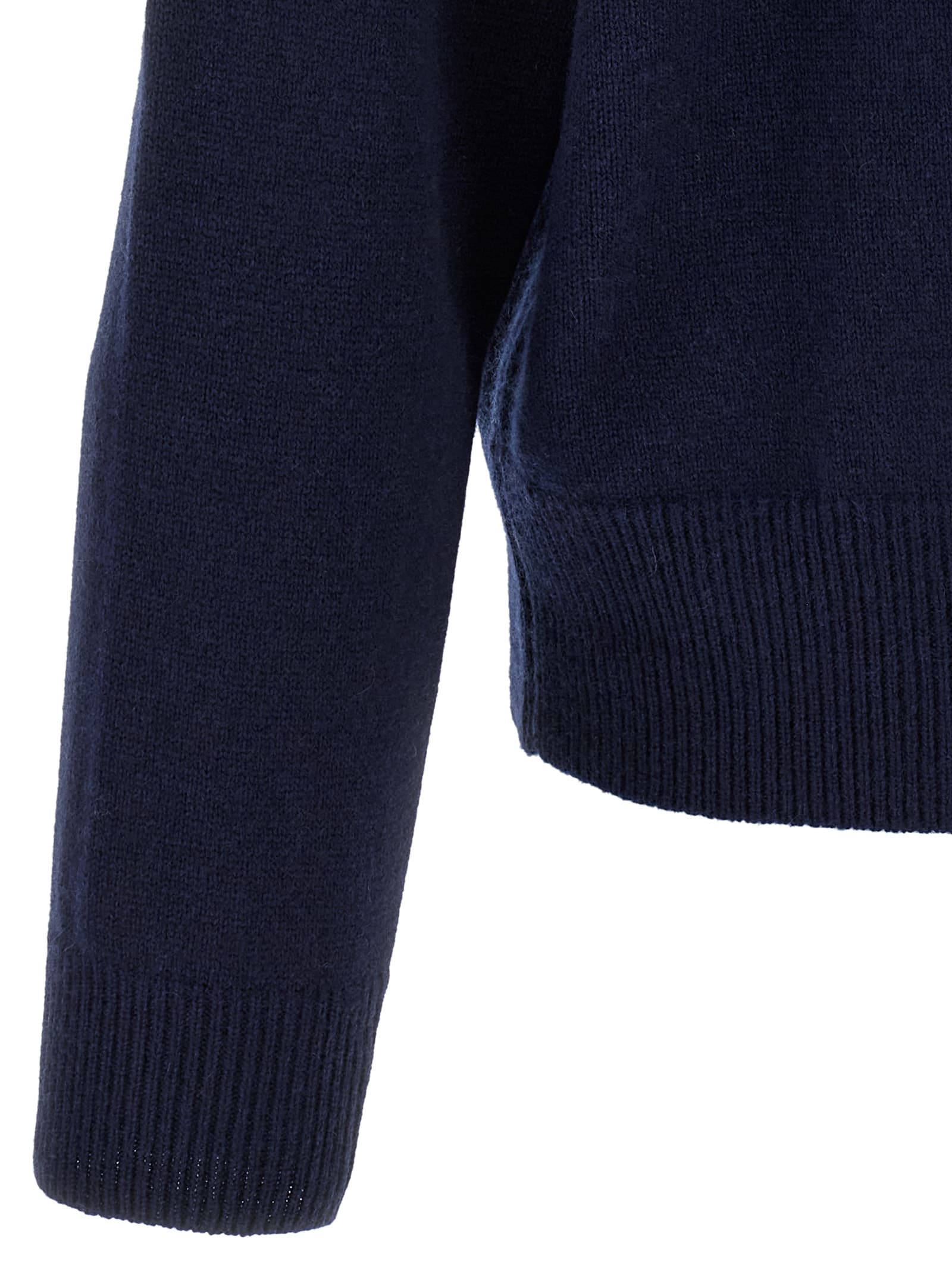 Wool and cashmere sweater - мініатюра 4