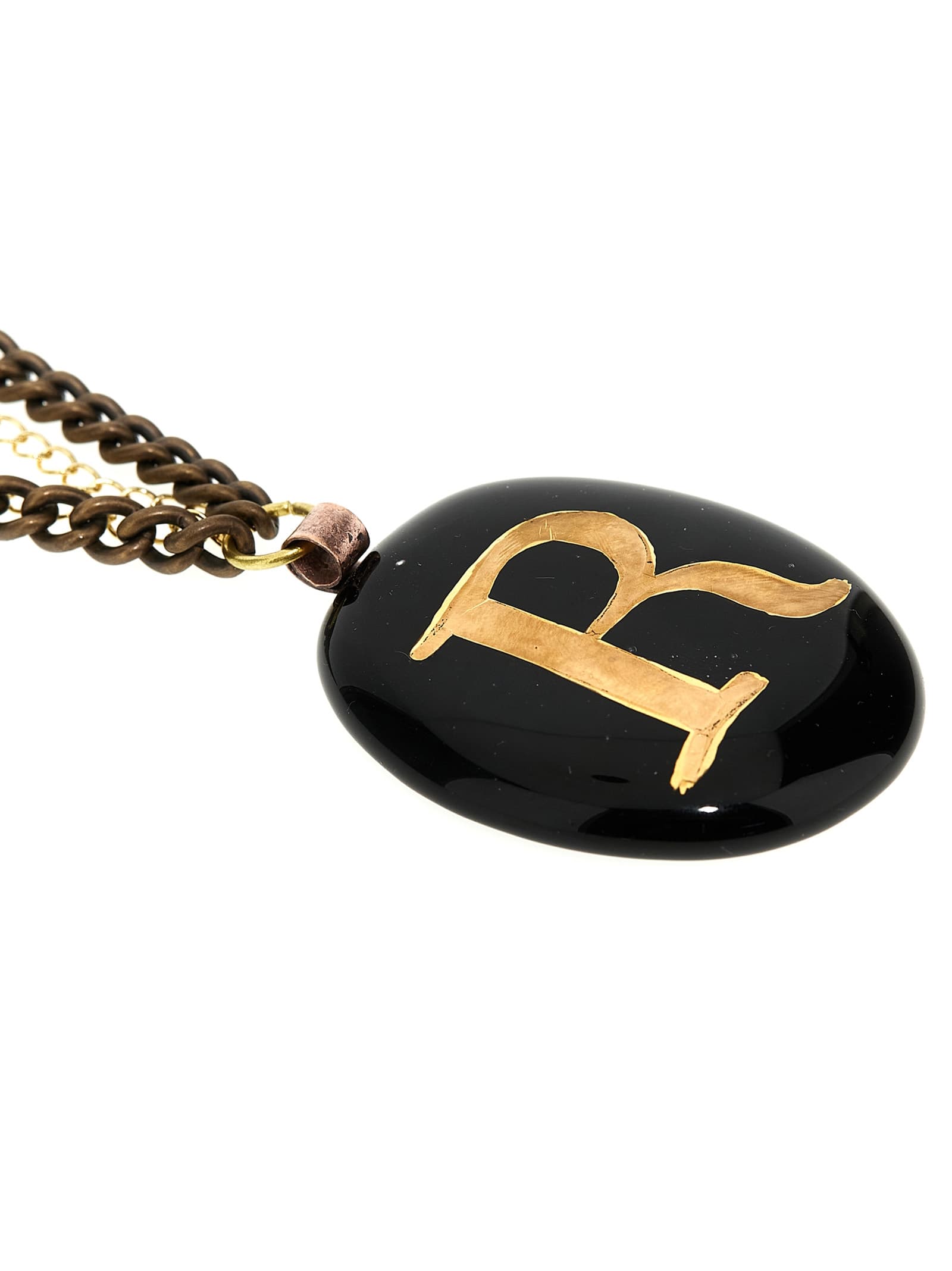 'R' mid necklace - мініатюра 3