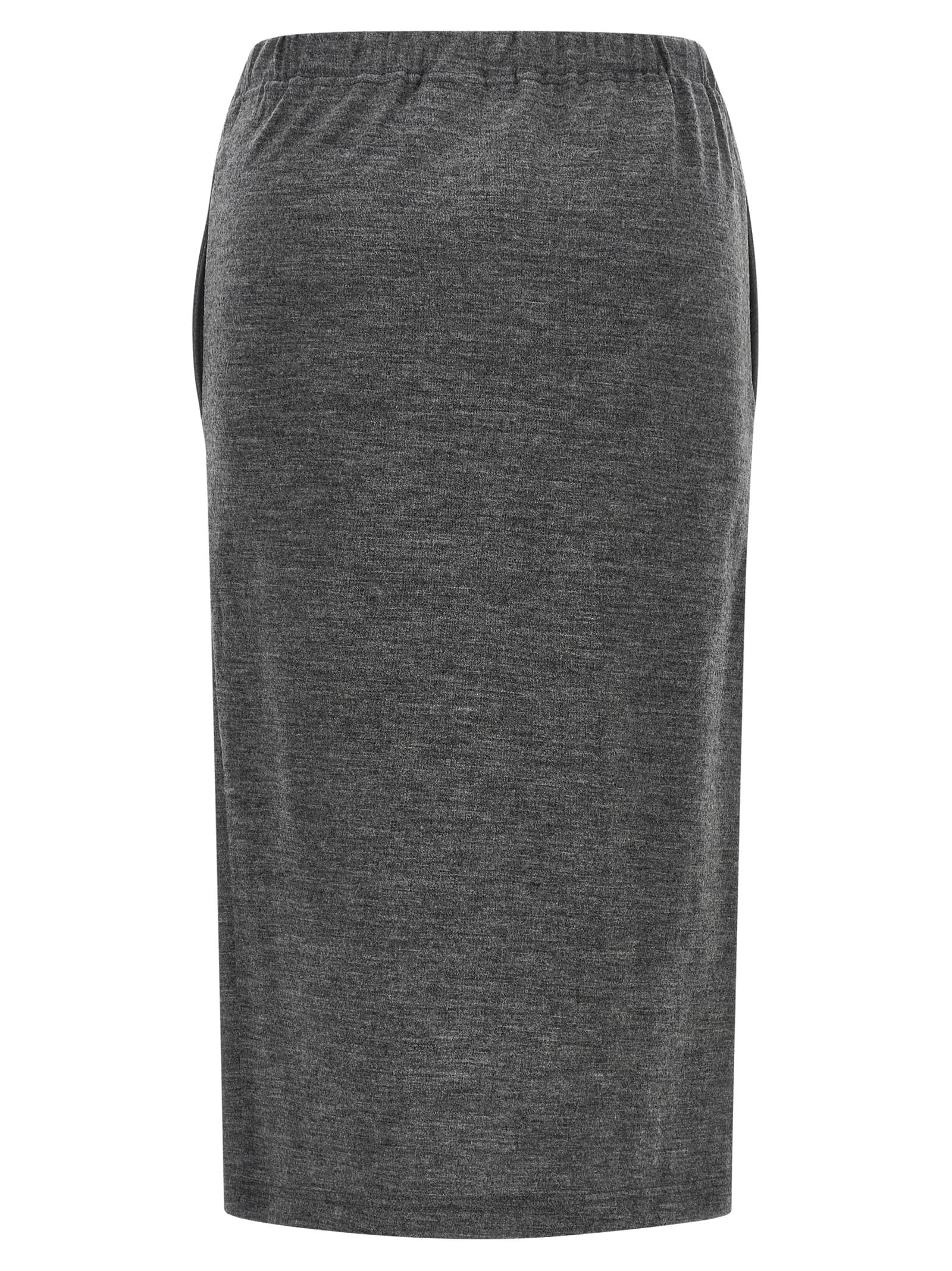 Mélange wool skirt - мініатюра 2