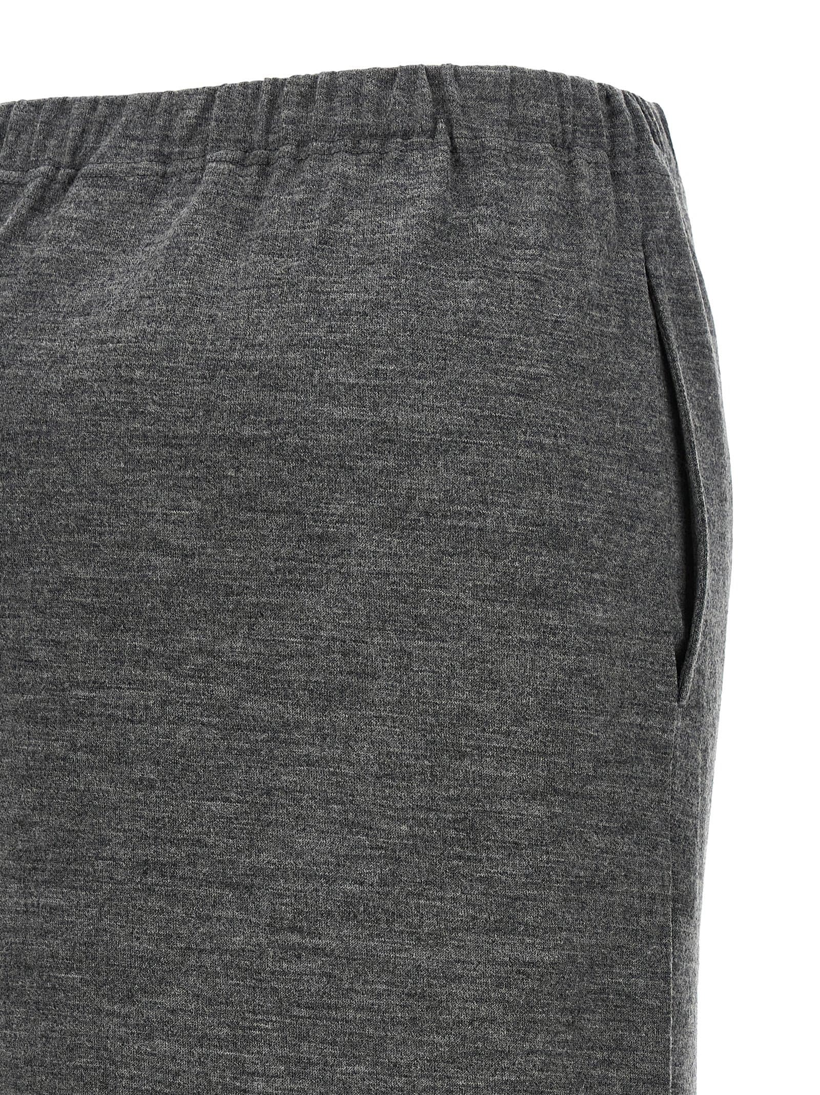 Mélange wool skirt - мініатюра 4