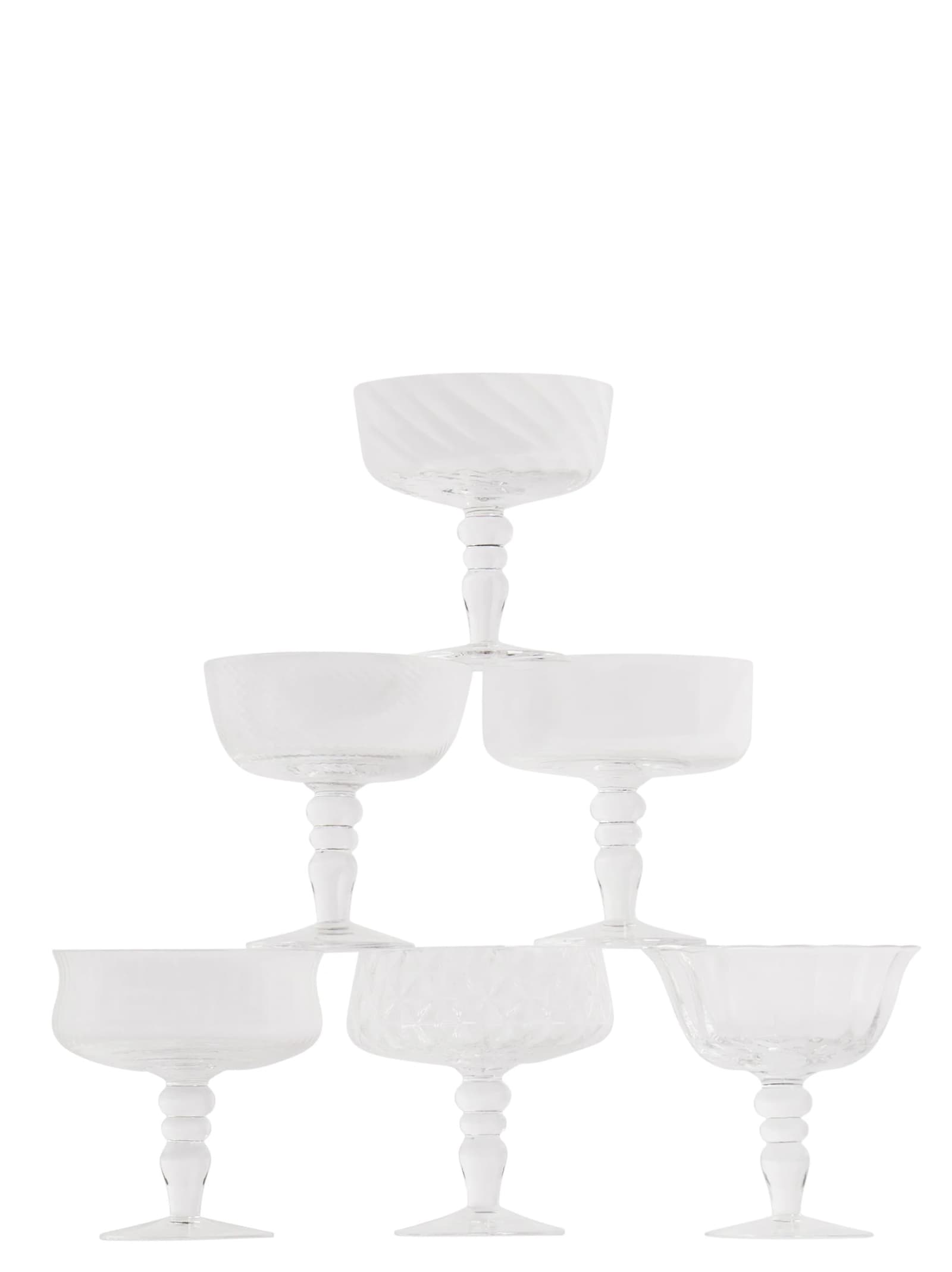 Set of 6 cups Assorted Shapes - TextureTrasparent - мініатюра 2