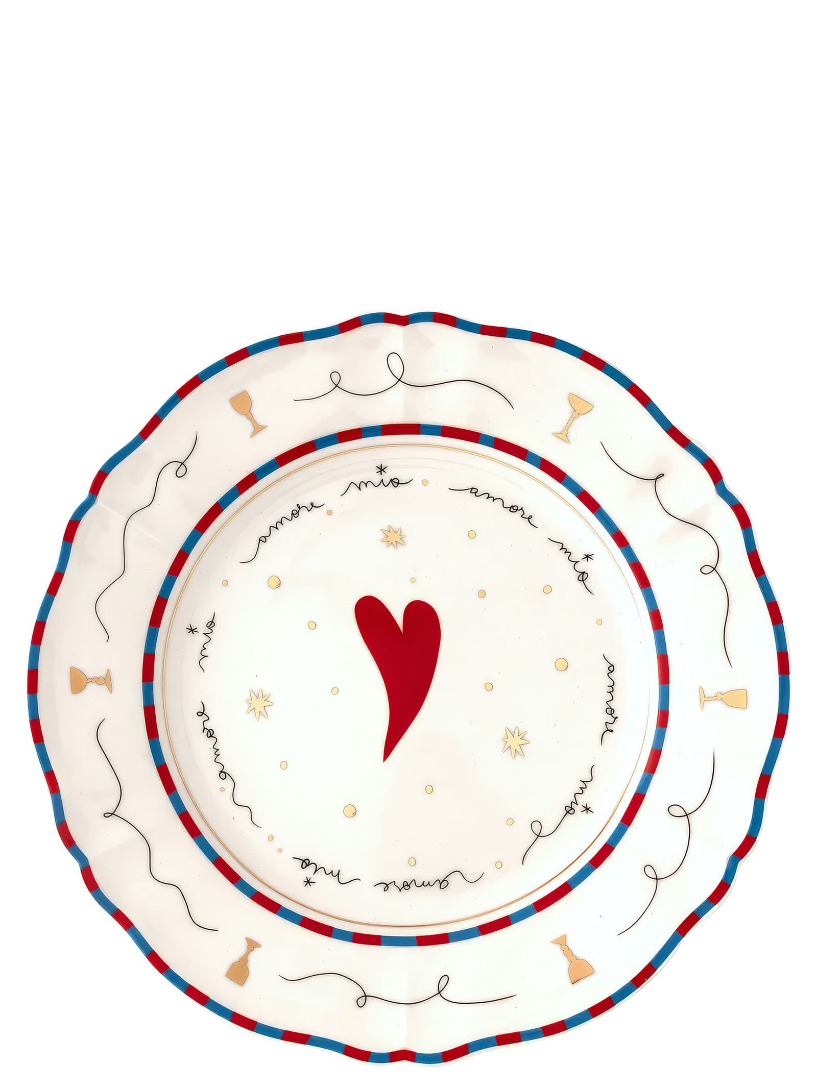 'Cuore' порцелянова обідня тарілка ⌀ 26,5 см