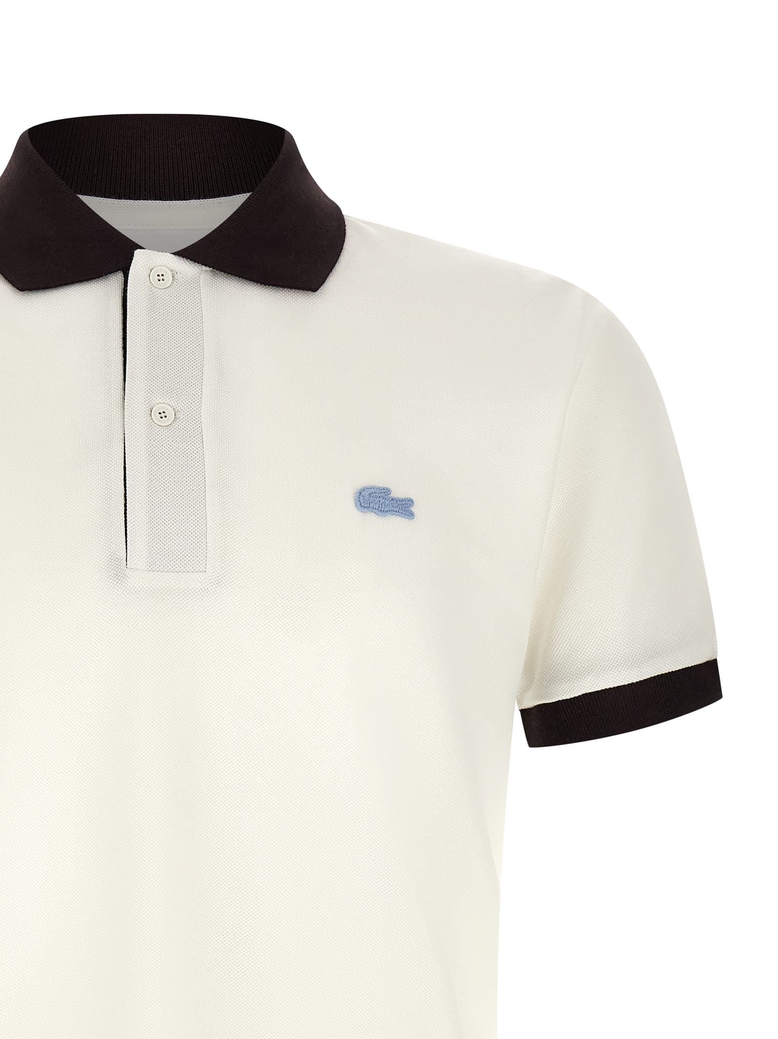 Logo patch polo shirt - мініатюра 3