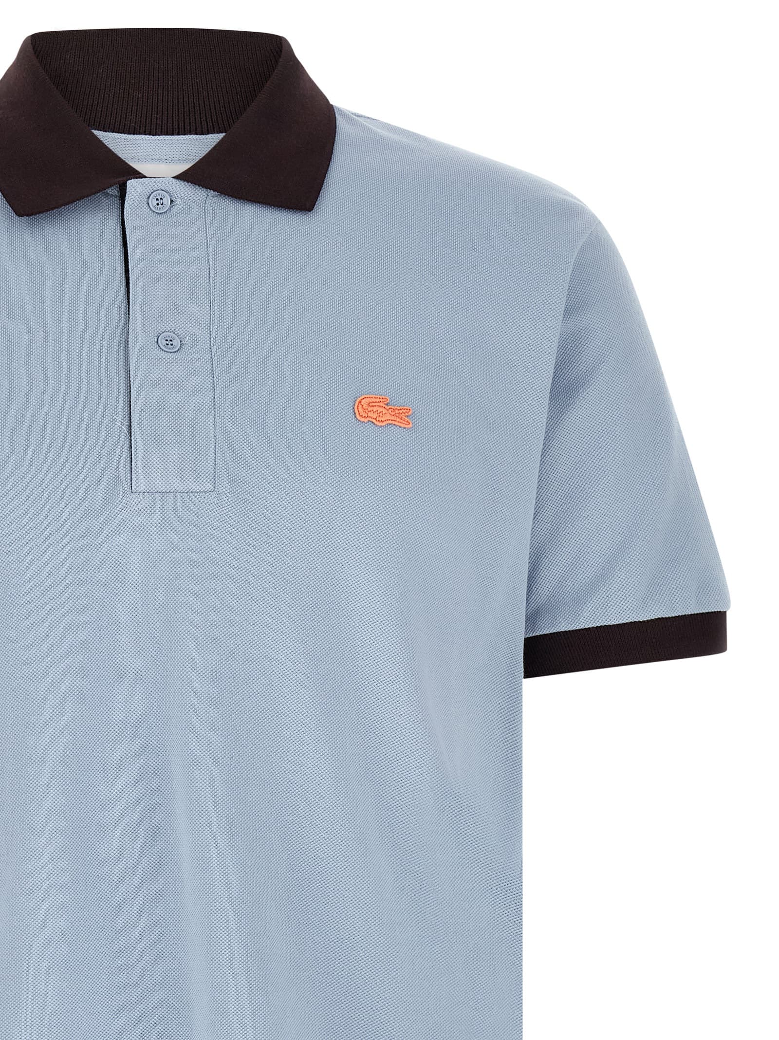 Logo patch polo shirt - мініатюра 3