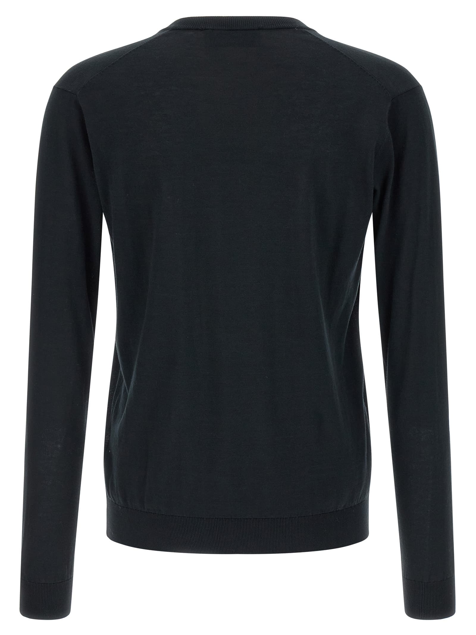 Cotton and silk sweater - мініатюра 2