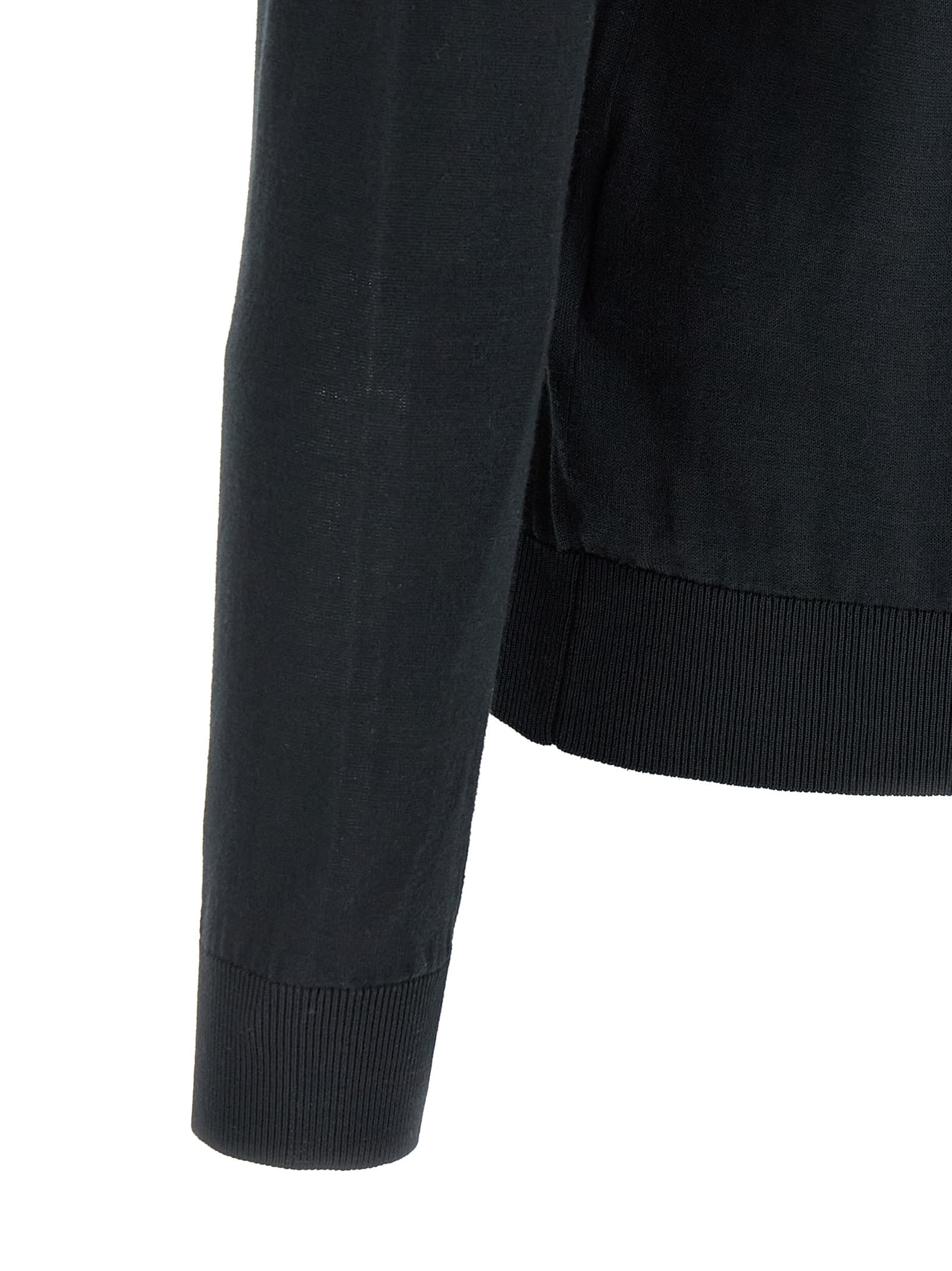 Cotton and silk sweater - мініатюра 4