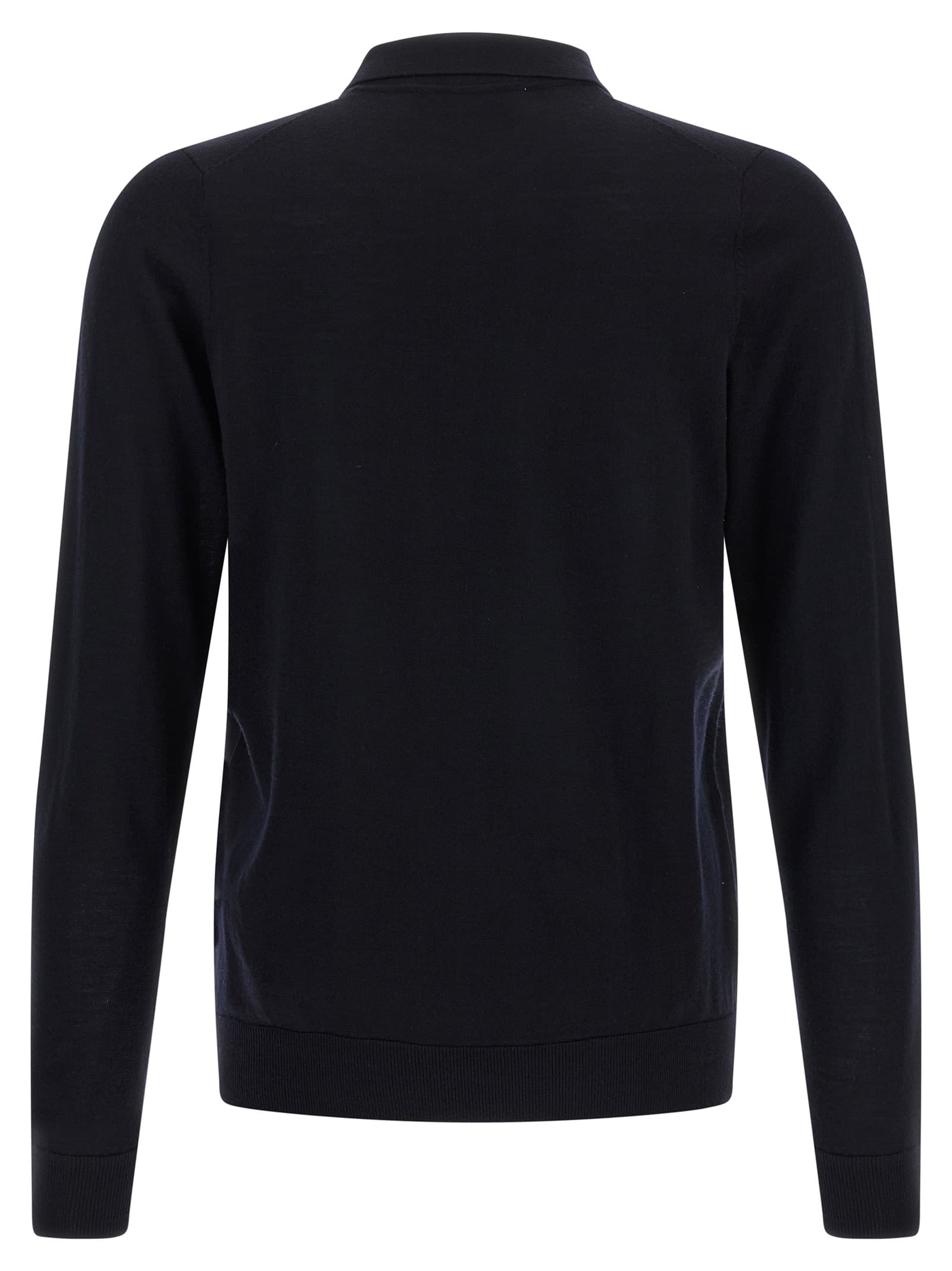 Merino wool polo shirt - мініатюра 2