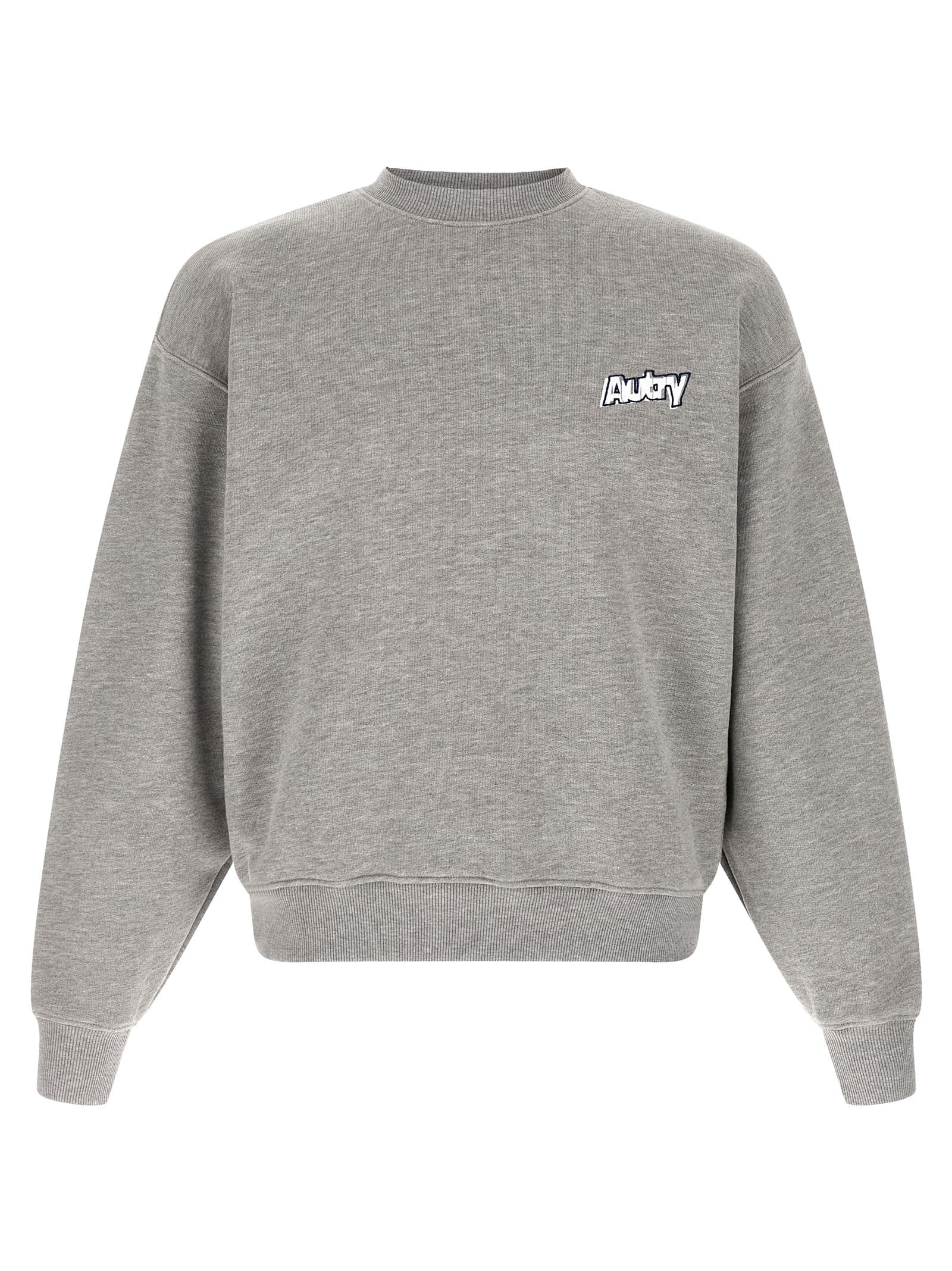 Logo print embroidery sweatshirt