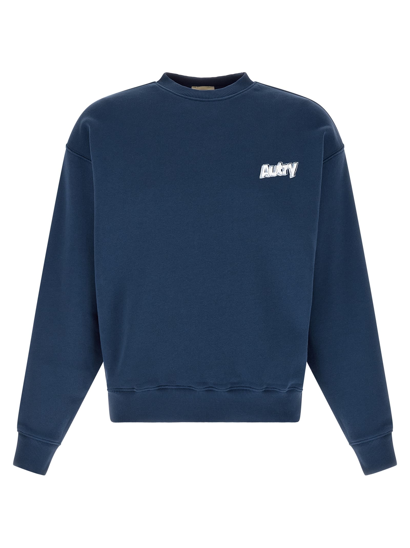 Logo print embroidery sweatshirt