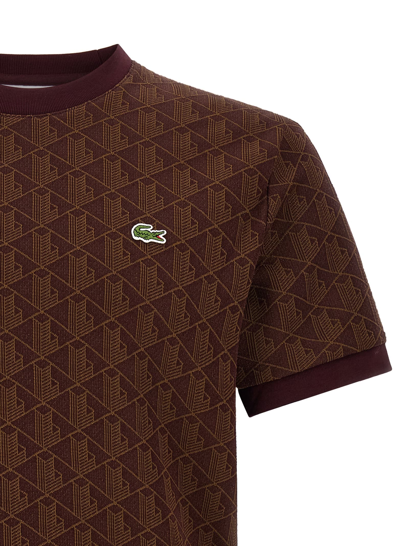 'Monogramma' jacquard t-shirt - мініатюра 3