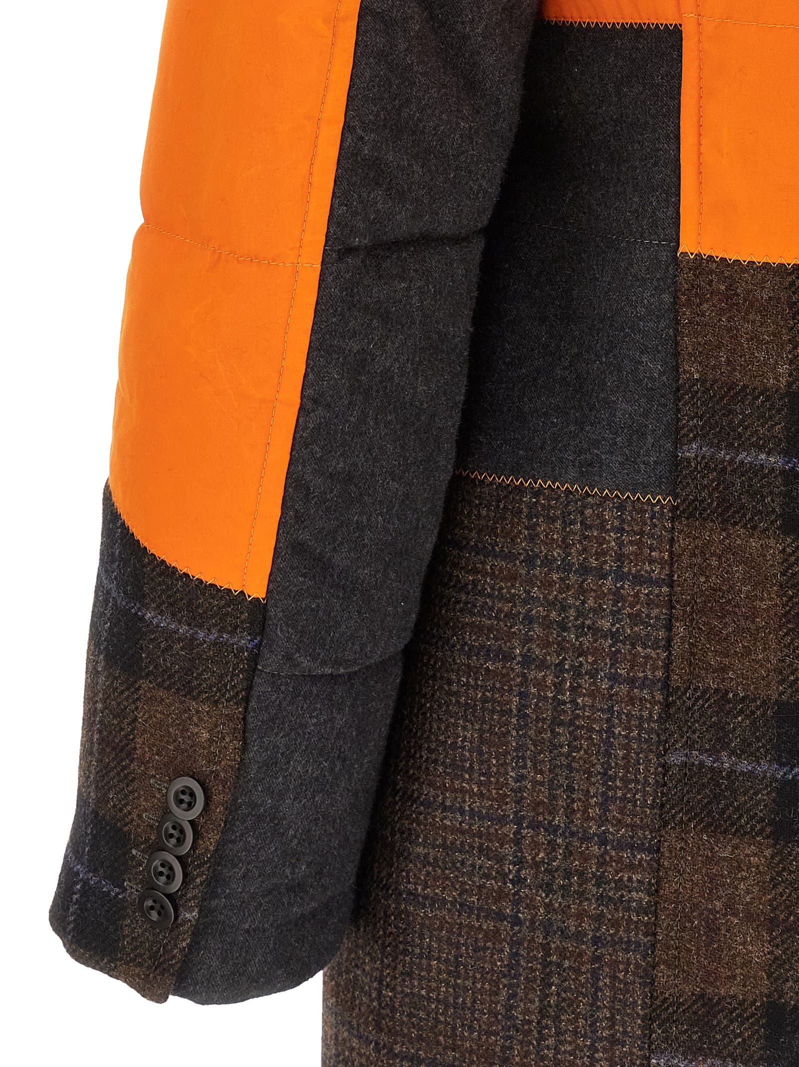 Filson x Junya Watanabe patchwork coat - мініатюра 4