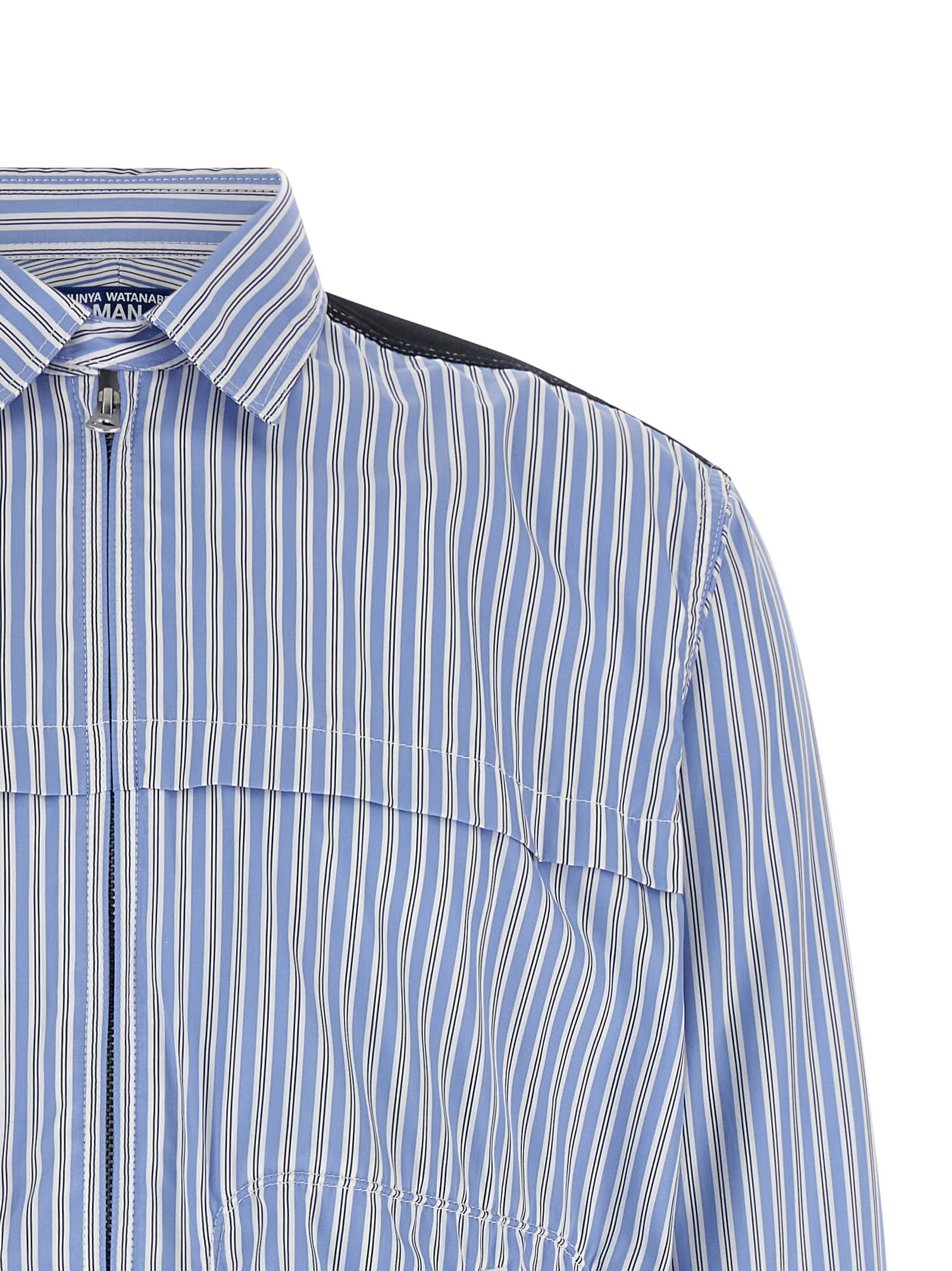 Denim insert shirt - мініатюра 3
