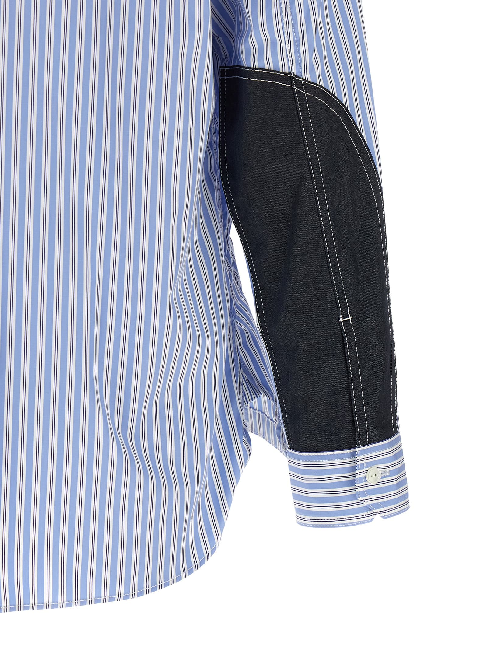 Denim insert shirt - мініатюра 4