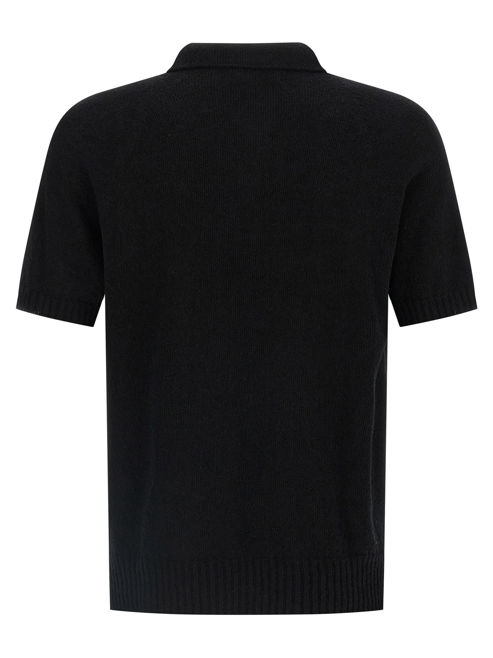 Spongy effect polo shirt - мініатюра 2