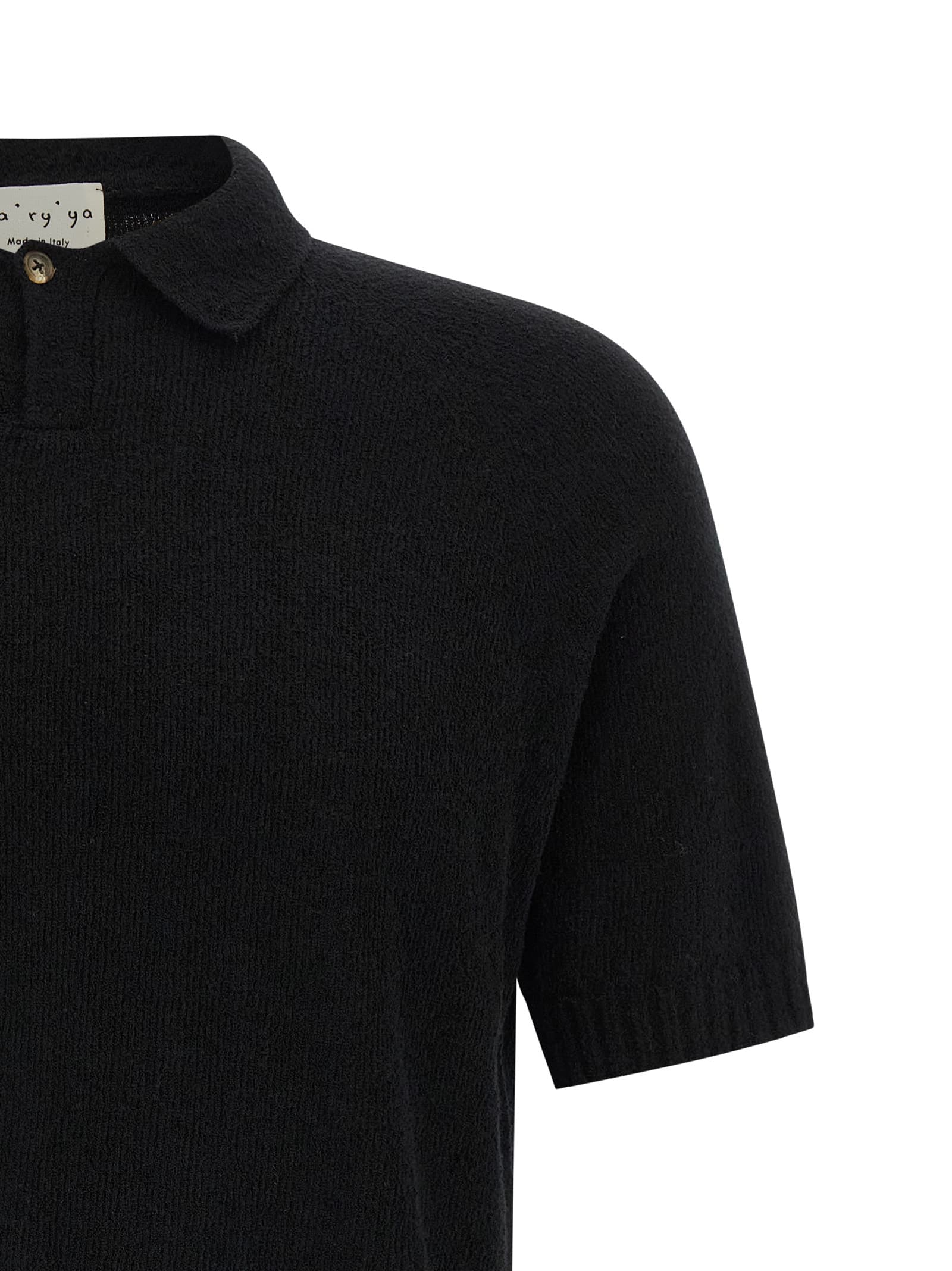 Spongy effect polo shirt - мініатюра 3