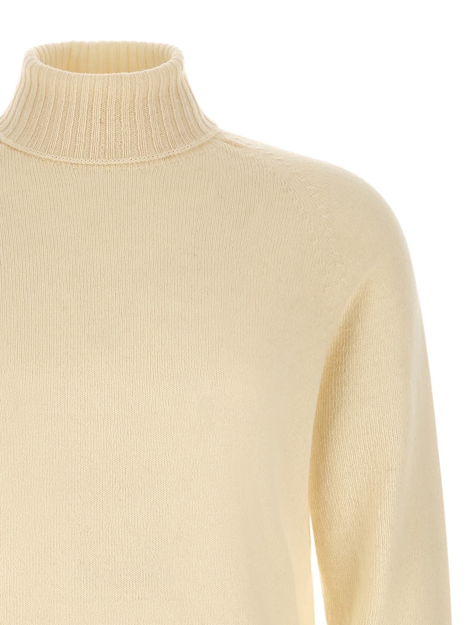 High neck sweater with slits - мініатюра 3