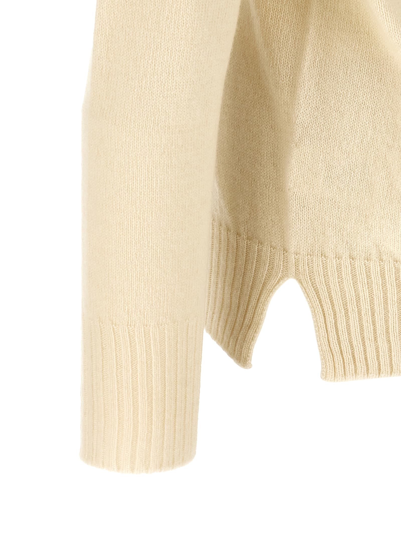 High neck sweater with slits - мініатюра 4